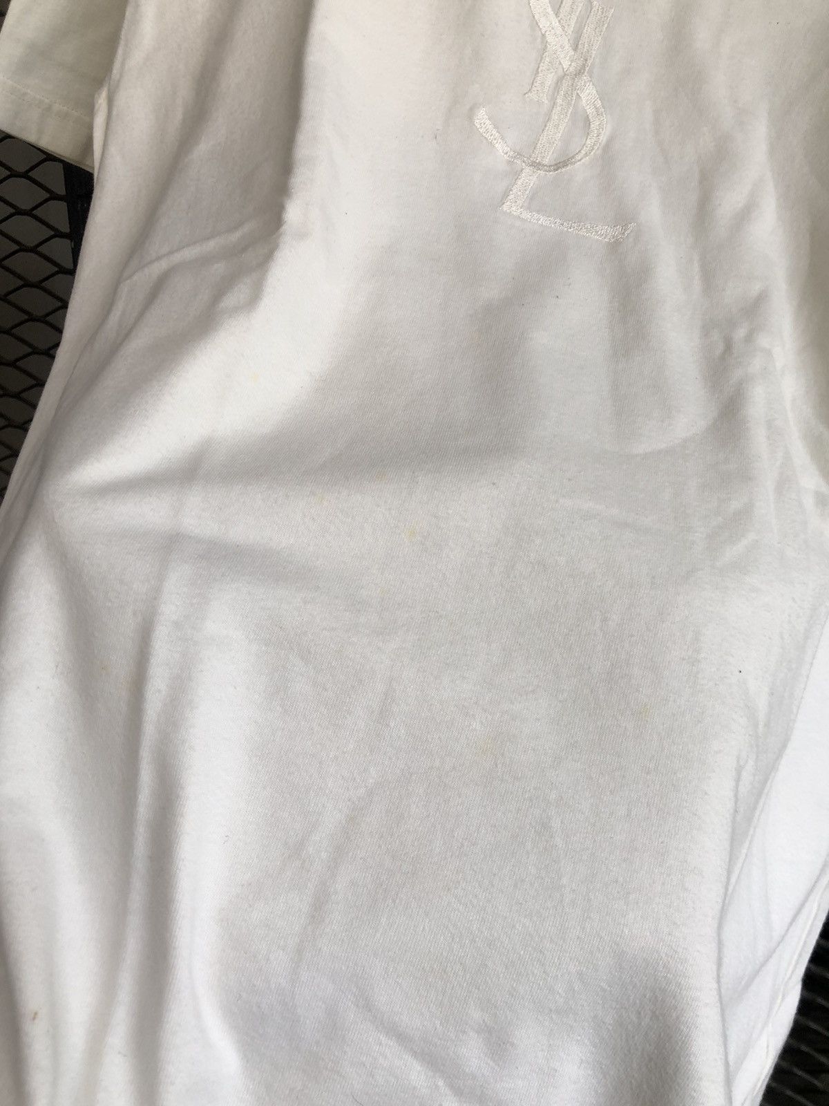 Yves Saint Laurent YVES SAINT LAURENT EMBROIDERED LOGO SHIRT Size US S / EU 44-46 / 1 - 8 Thumbnail