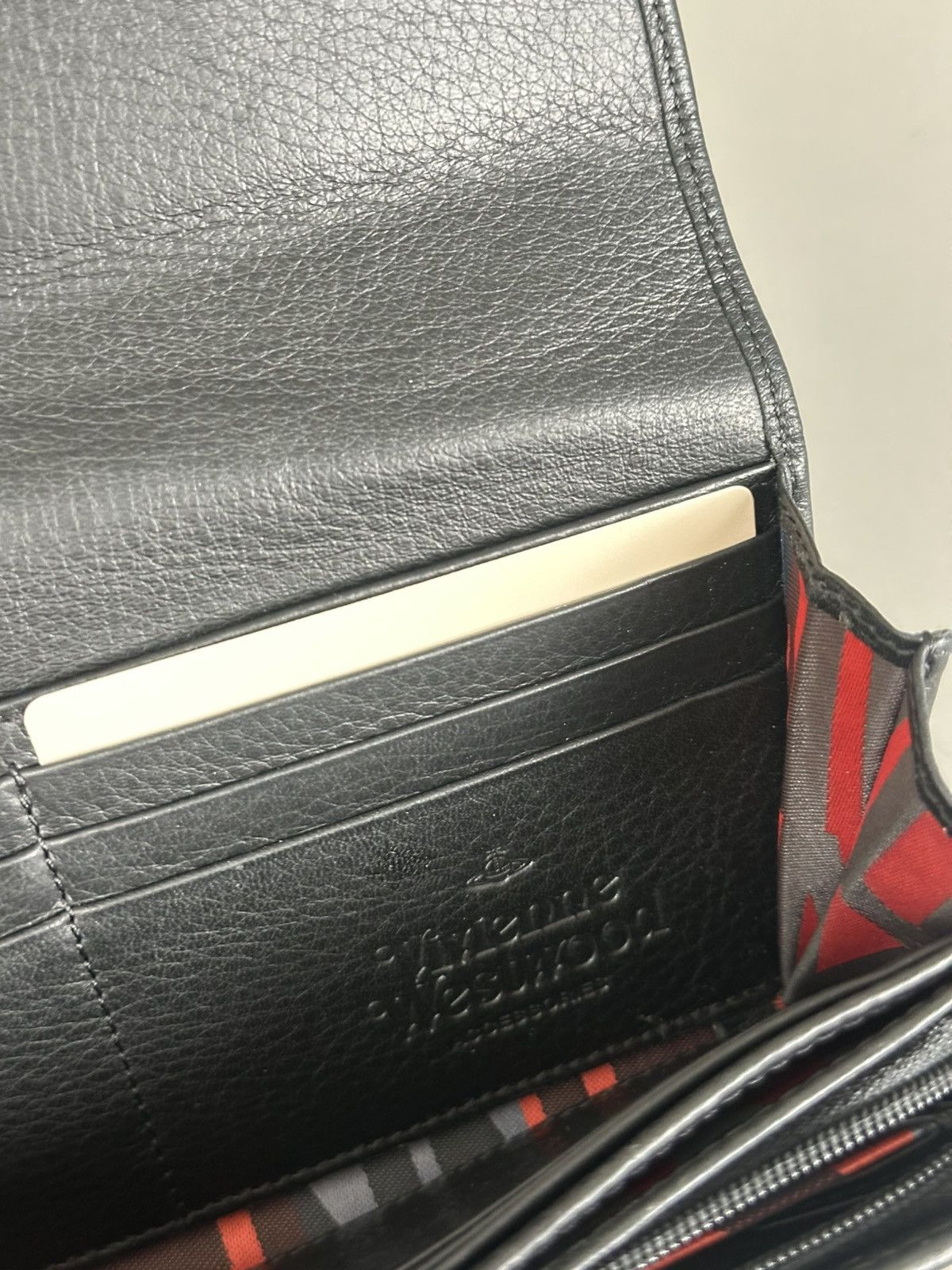 Vivienne Westwood Vivienne Westwood - Orb Logo Leather Spencer Long Wallet Size ONE SIZE - 12 Thumbnail