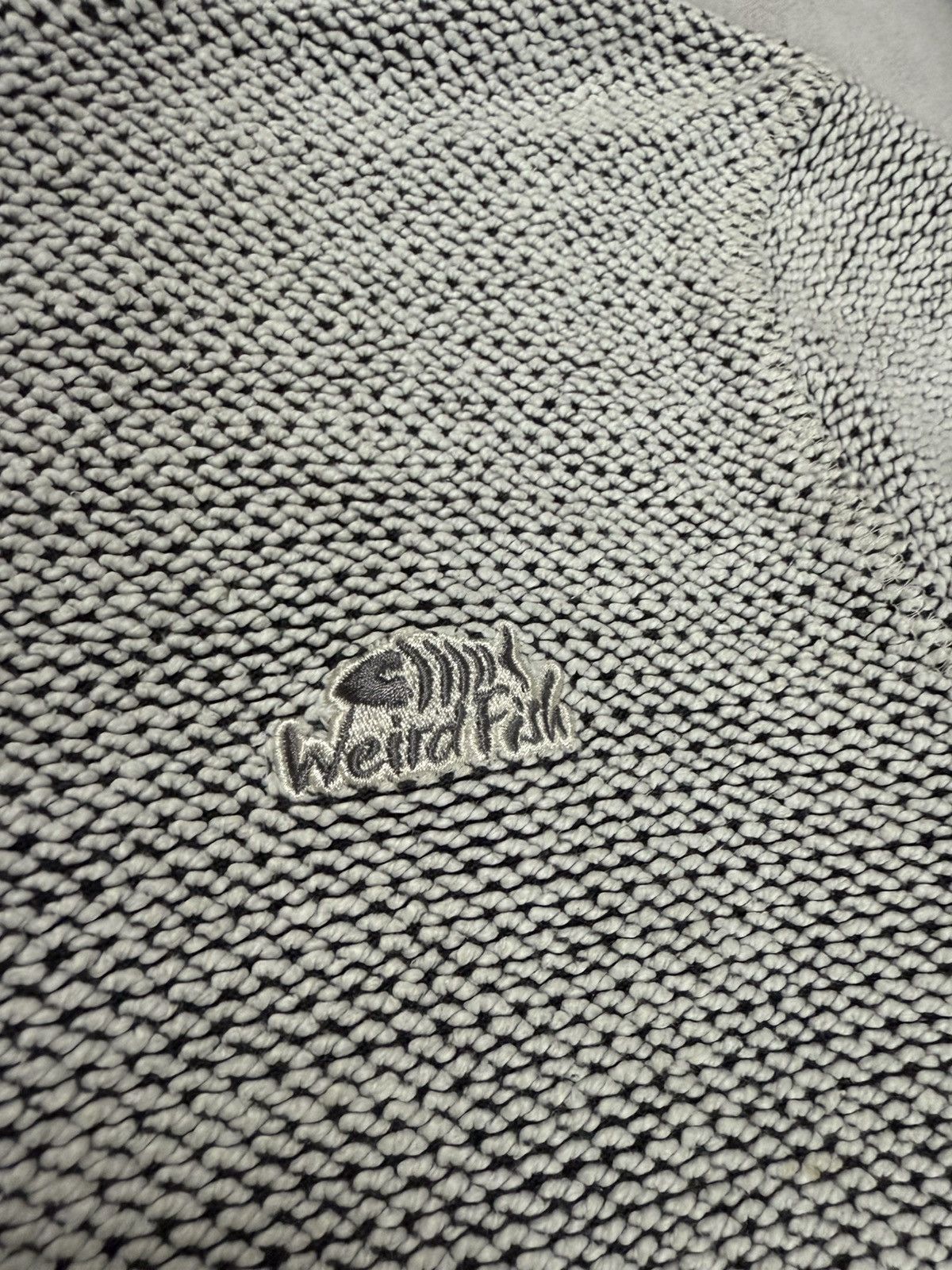 Japanese Brand × Vintage Vintage Weird Fish Sweatshirt Knit Sweater Baggy Y2K 90s Size US L / EU 52-54 / 3 - 3 Thumbnail