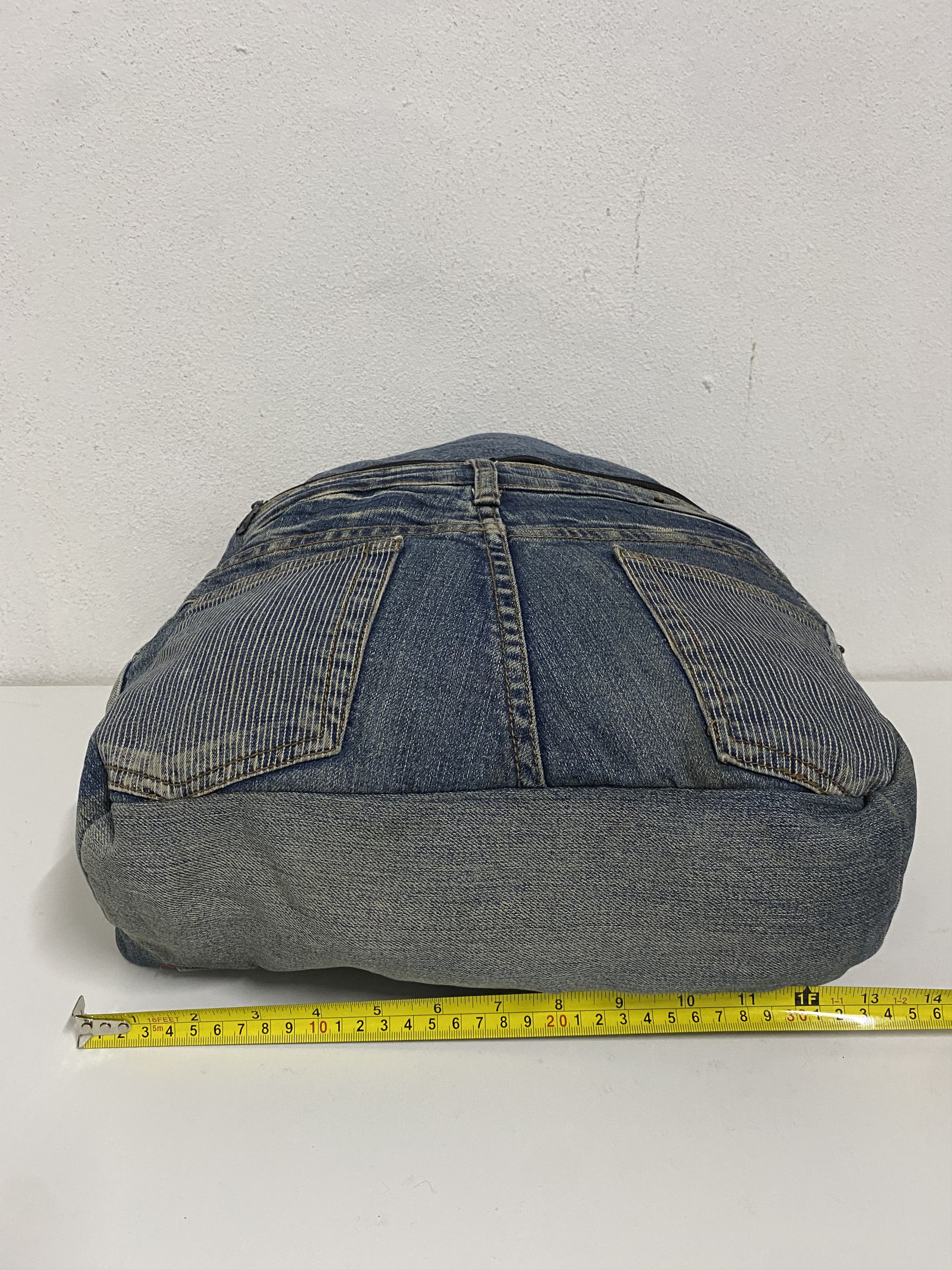 Handmade Custom Handmade Denim Backpack Size ONE SIZE - 6 Thumbnail