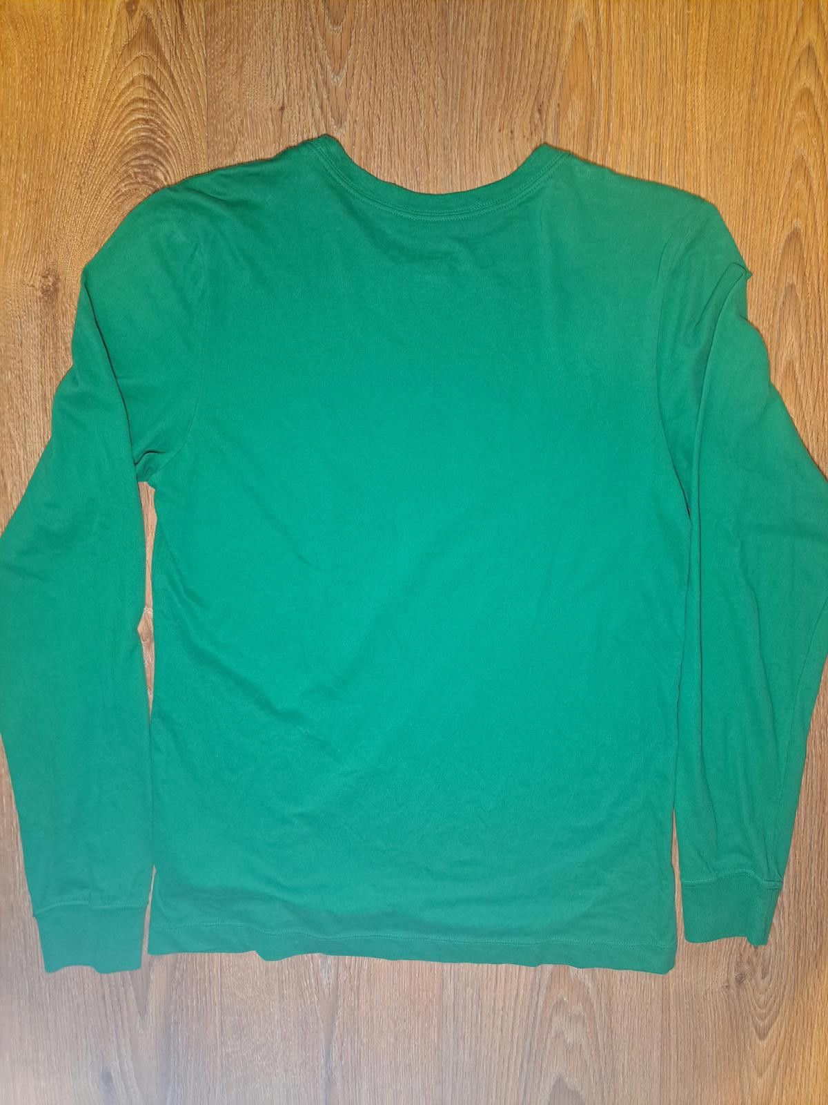Nike Nike Air Dri Fit Long Sleeve Shirt Mens Small Green Cotton Size US S / EU 44-46 / 1 - 6 Thumbnail