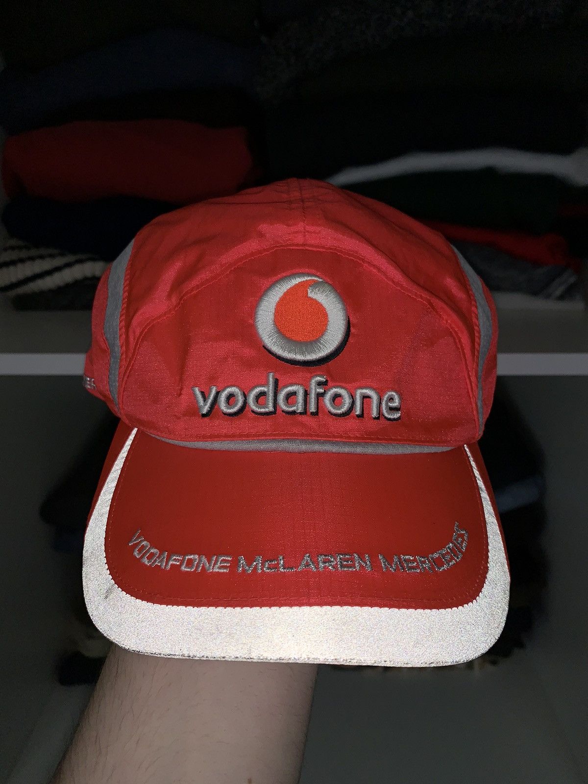 Mercedes-Benz Vodafone Mclaren Mercedez Cap Hat Size ONE SIZE - 2 Thumbnail