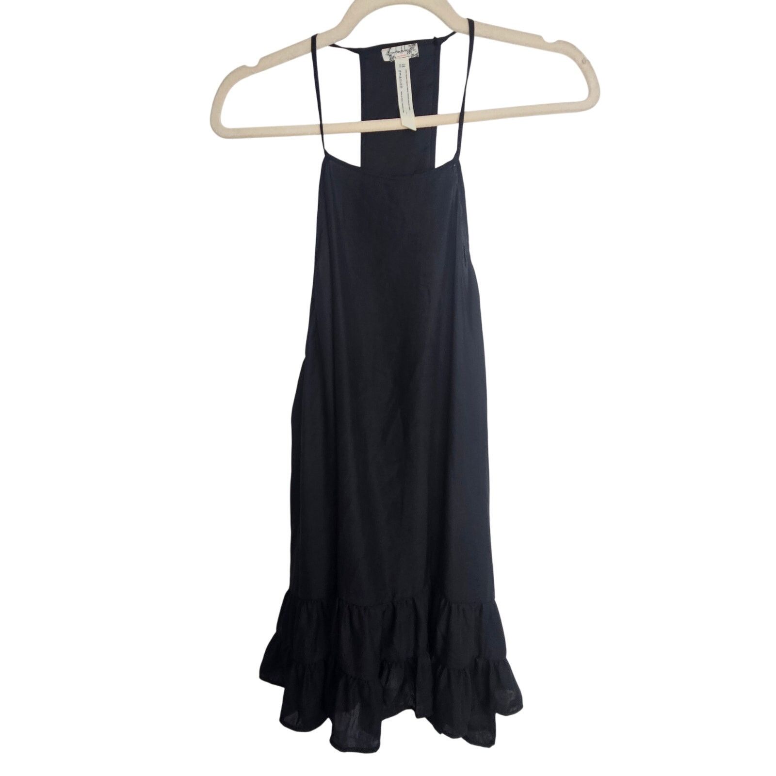 Free People Intimately Free People Mini Slip Dress Raven Ruffle Hem S Size S / US 4 / IT 40 - 2 Thumbnail
