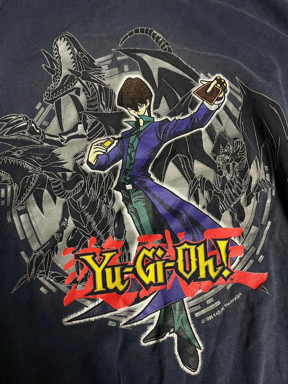 Anime Rare Vintage 90s Anime Yugi-oh (Kaiba) Long Sleeve shirt Size US M / EU 48-50 / 2 - 2 Thumbnail