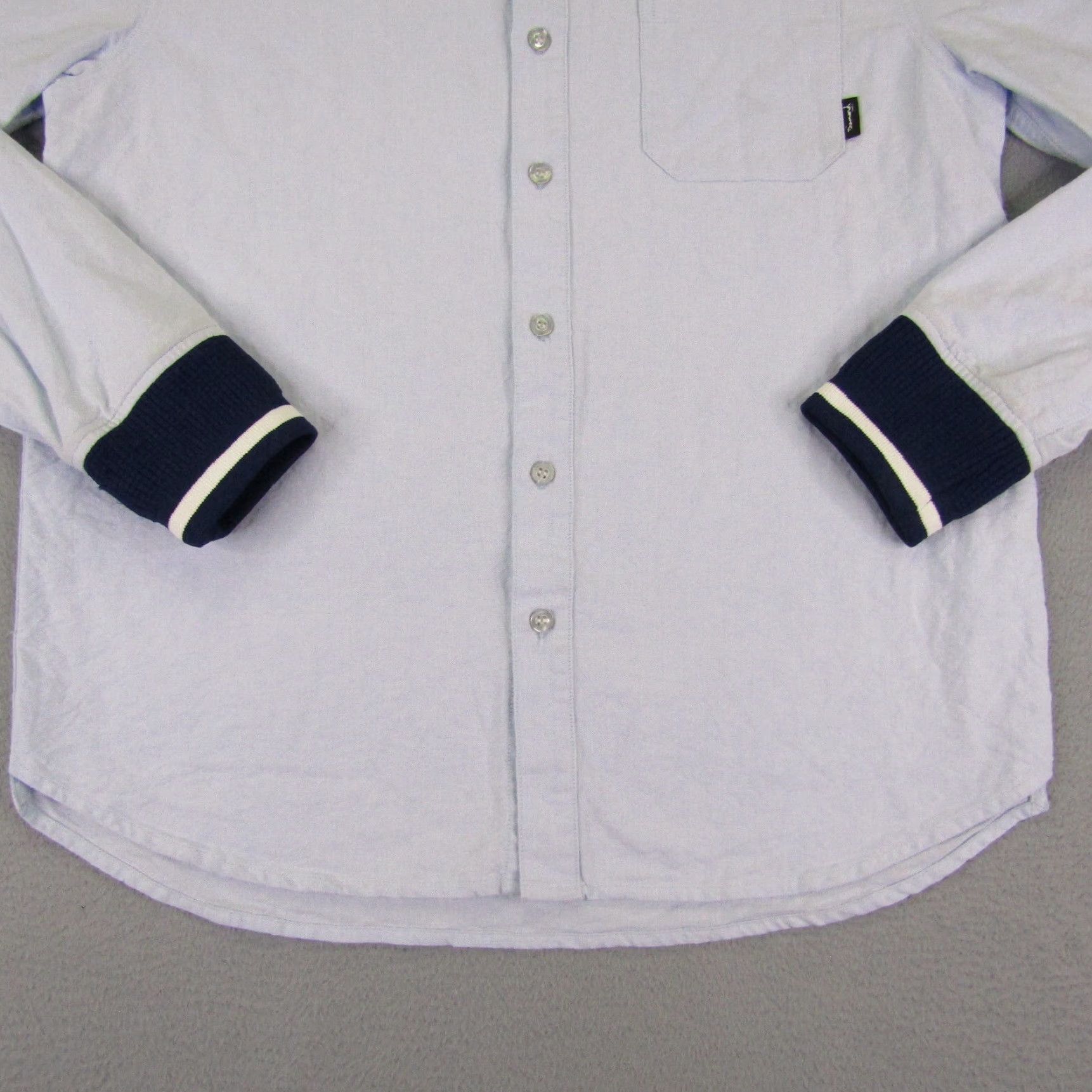 Diamond Supply Co. DIAMOND SUPPLY CO. Button Up Shirt Mens Medium Blue Long Sleeve Casual Skater Outdoor Size US M / EU 48-50 / 2 - 3 Thumbnail