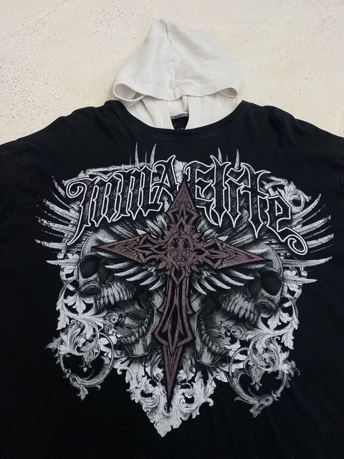 Other MMA Elite Rare Edition Japan Art Cross Sword Skulls Hoodie Size US XL / EU 56 / 4 - 5 Thumbnail