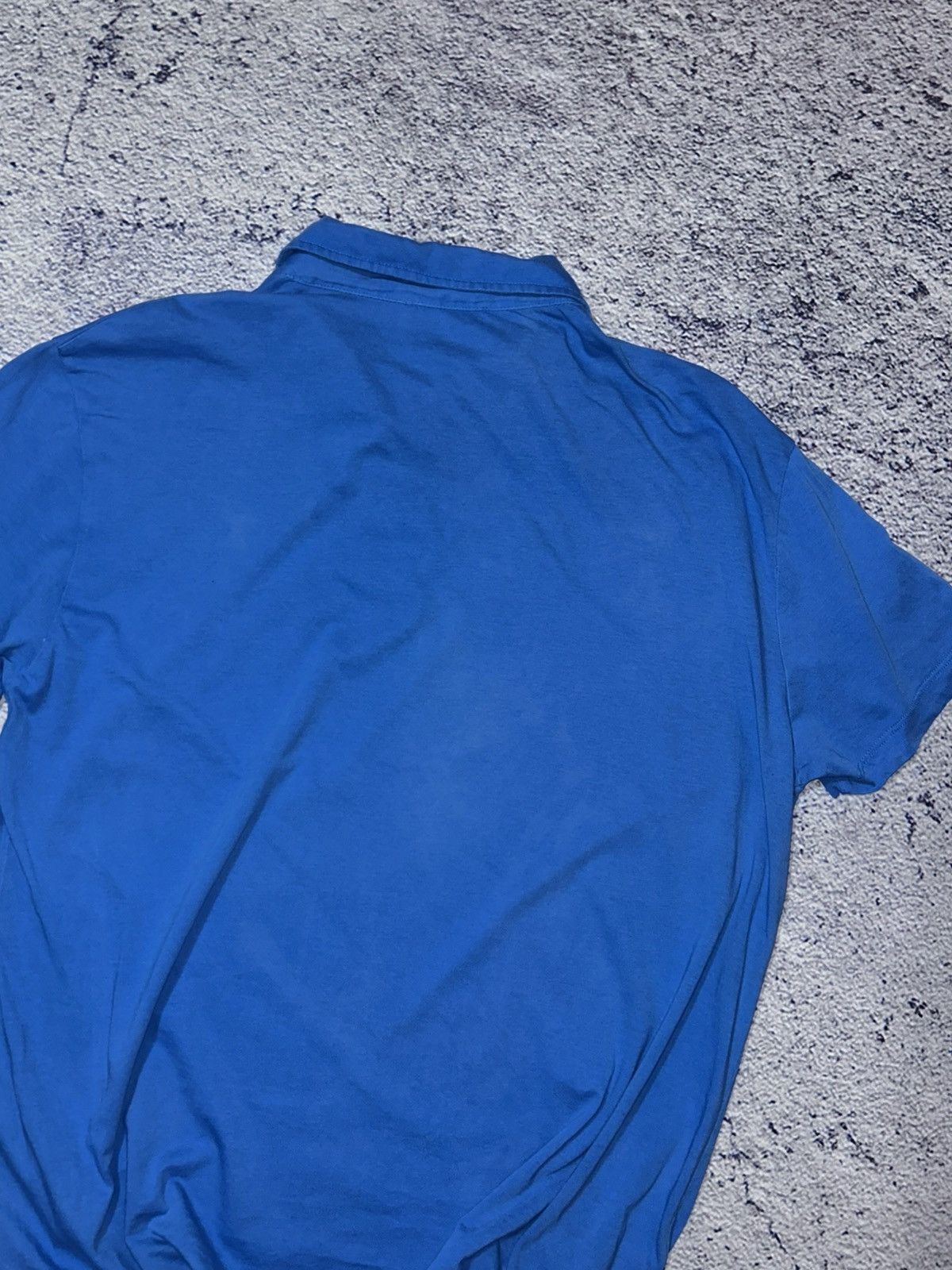 Prada Prada Blue Polo Shirt Made in Italy | Minimal Luxury Size US M / EU 48-50 / 2 - 9 Thumbnail