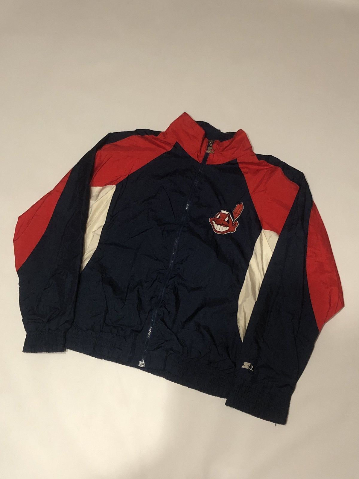 Starter Vintage Light Jacket Starter MLB Cleveland Indians Size US L / EU 52-54 / 3 - 2 Thumbnail