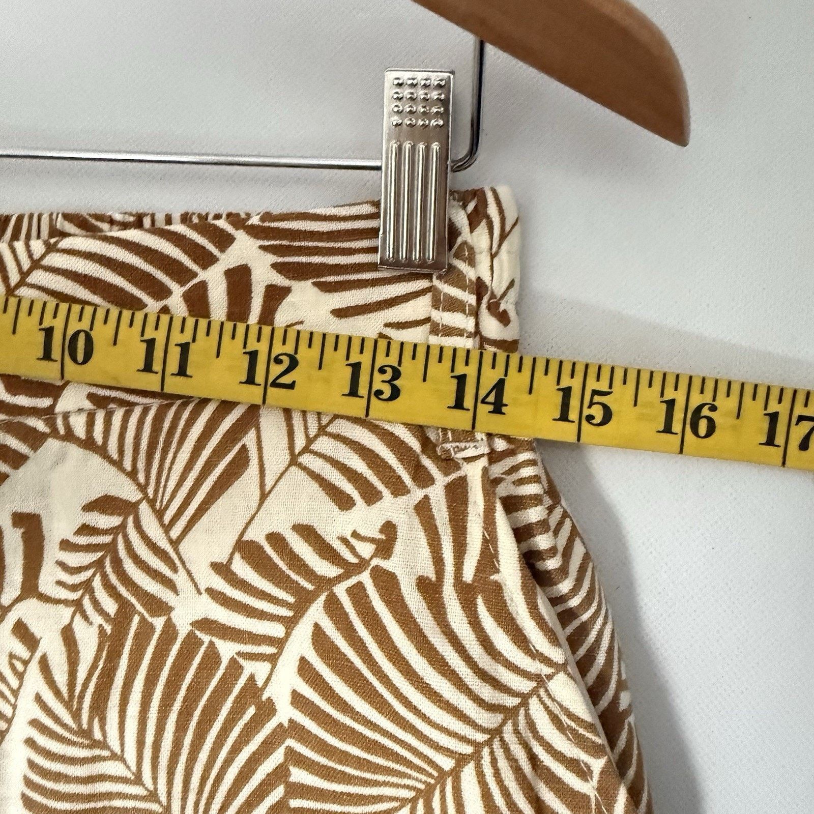 Other Marc New York Wide Leg Linen Pants Tropical Coconutgirl Size 28" / US 6 / IT 42 - 5 Thumbnail
