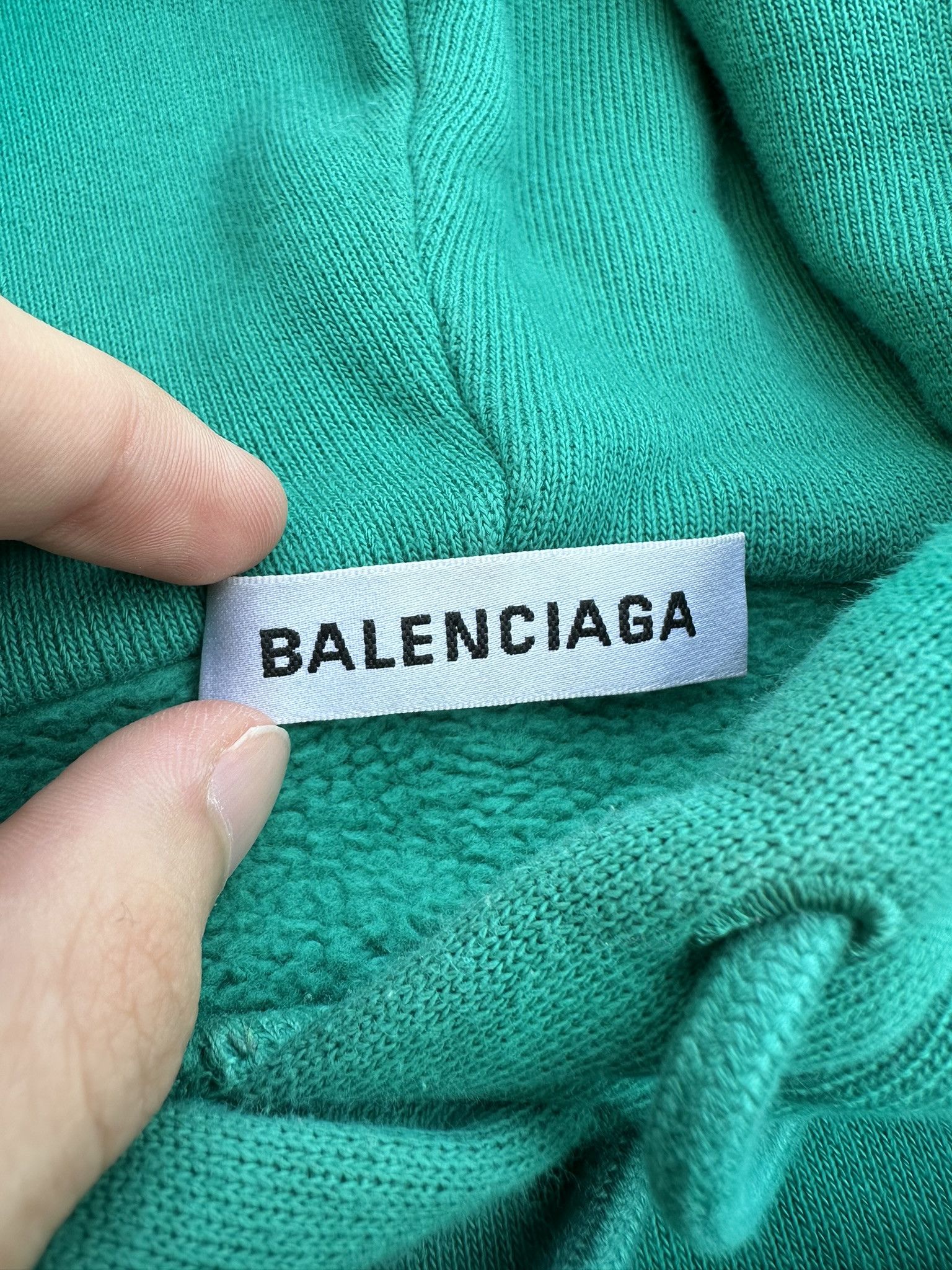 Balenciaga Balenciaga Sweatshirt BB Crown Logo Turquoise Hoodie Size US S / EU 44-46 / 1 - 8 Thumbnail
