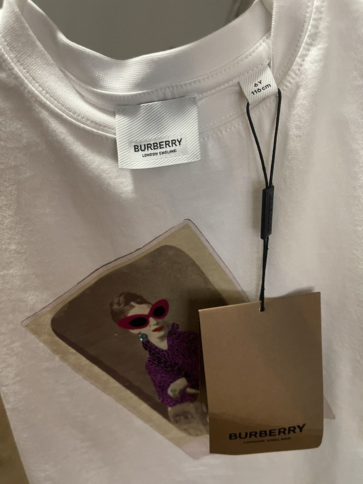 Burberry London England Children’s T Shirt Size XS / US 0-2 / IT 36-38 - 4 Thumbnail