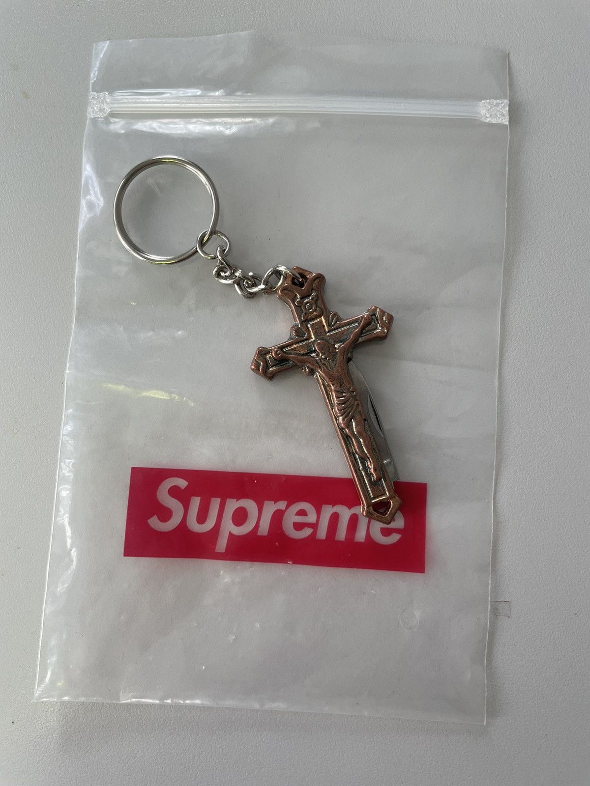 Supreme Supreme Crucifix Folding Knife Keyring | Grailed