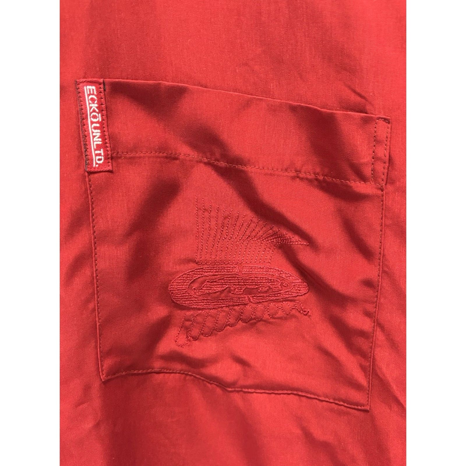 Ecko Unltd. VINTAGE Ecko Unltd Button-Up Shirt XL Mens Red Graphic Print Collar Short Sleeve Rhino Y2K Read Size US XL / EU 56 / 4 - 4 Thumbnail