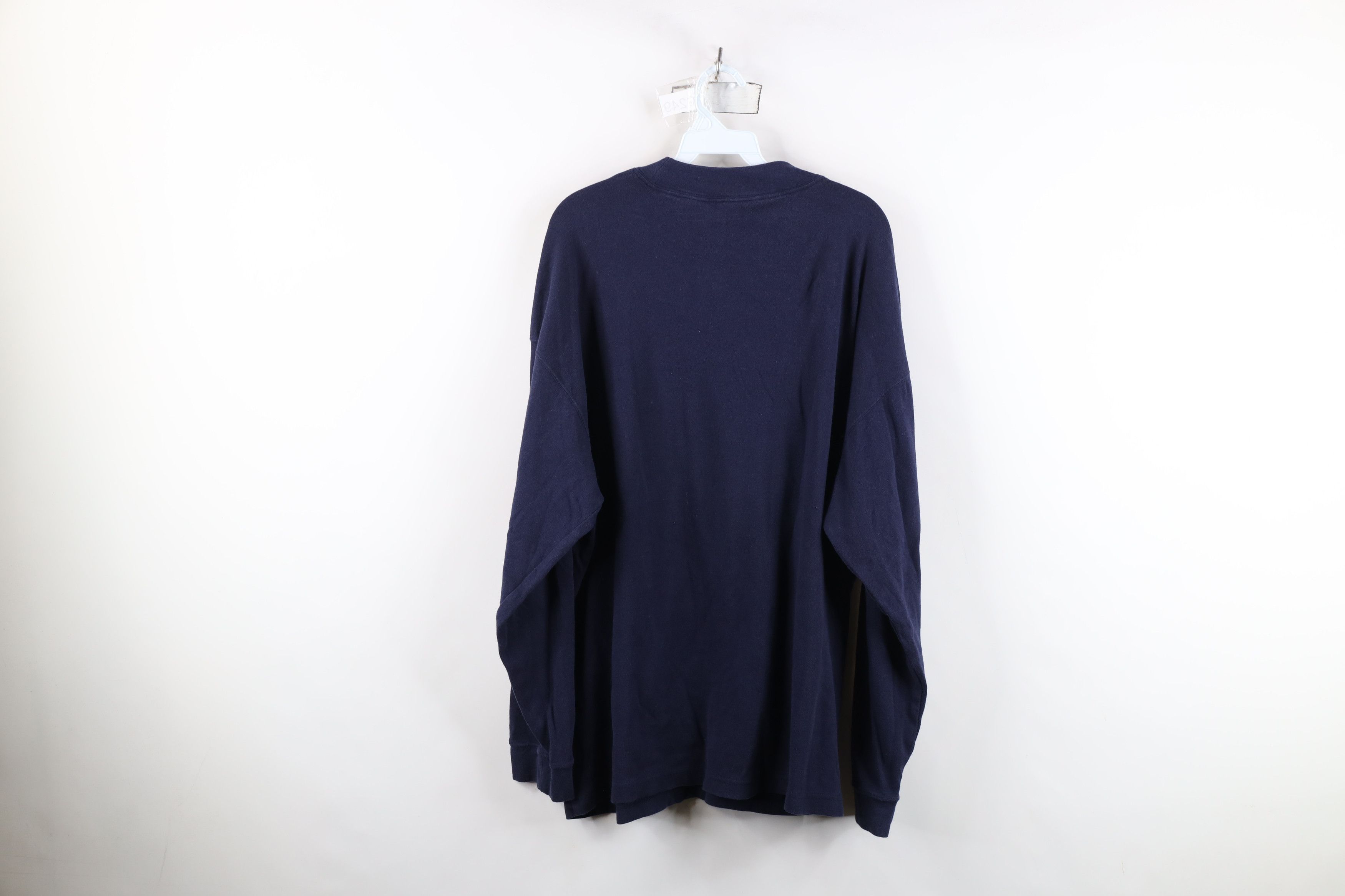 Reebok Vintage 90s Reebok Logo Mock Neck Long Sleeve T-Shirt Size US XXL / EU 58 / 5 - 12 Thumbnail