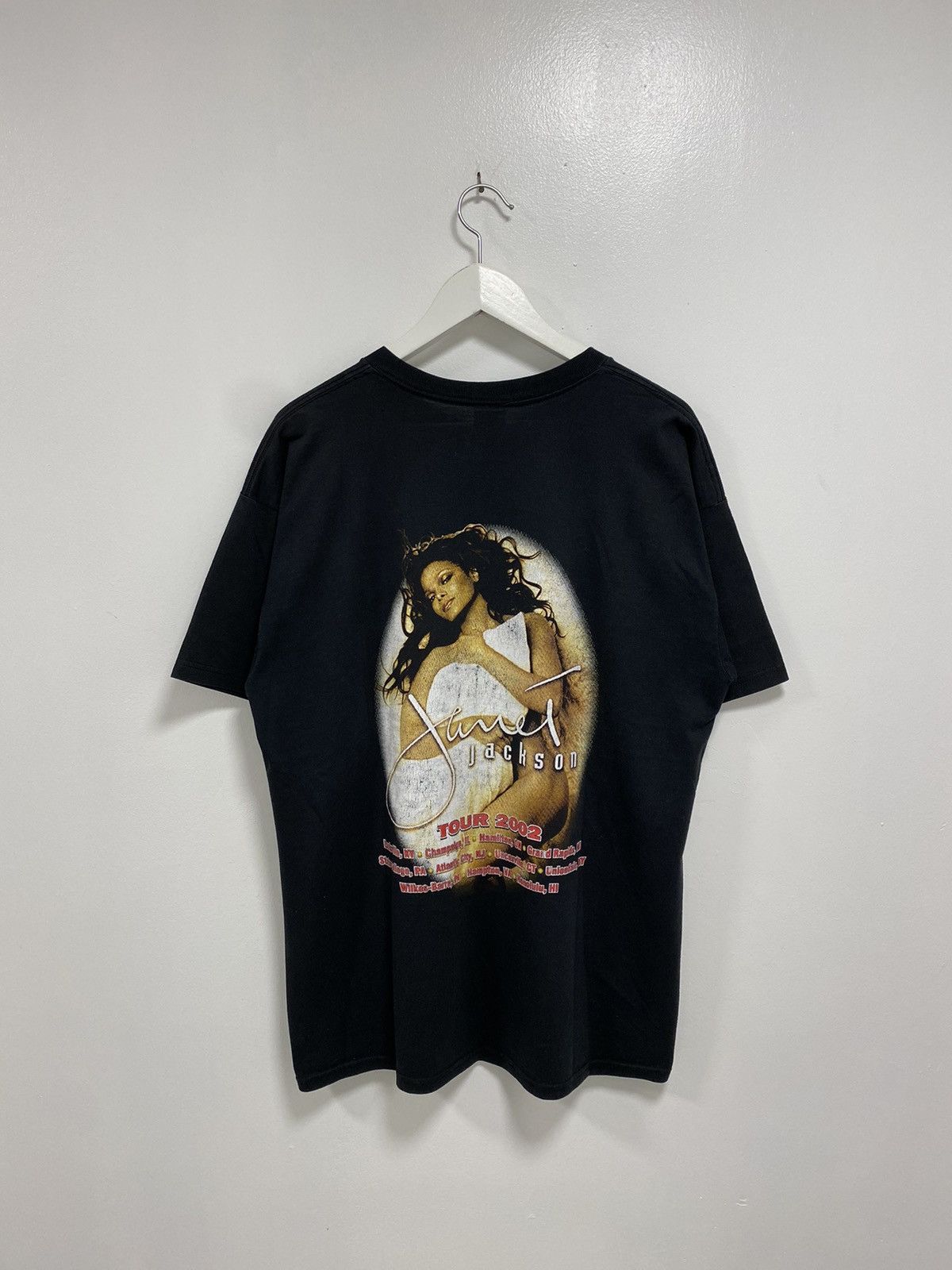 Rap Tees × Vintage Vintage Janet Jackson rap tee style t shirt 2002 tour |  Grailed