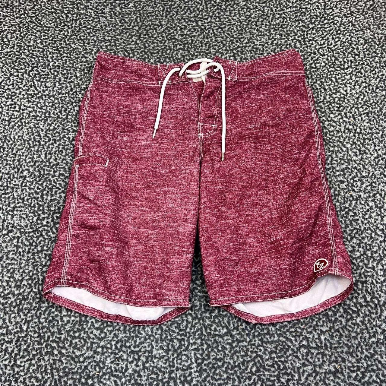 Ezekiel Ezekiel Board Shorts Men 33 Red Swim Drawstring 36x11 Size US 36 / EU 52 - 1 Thumbnail
