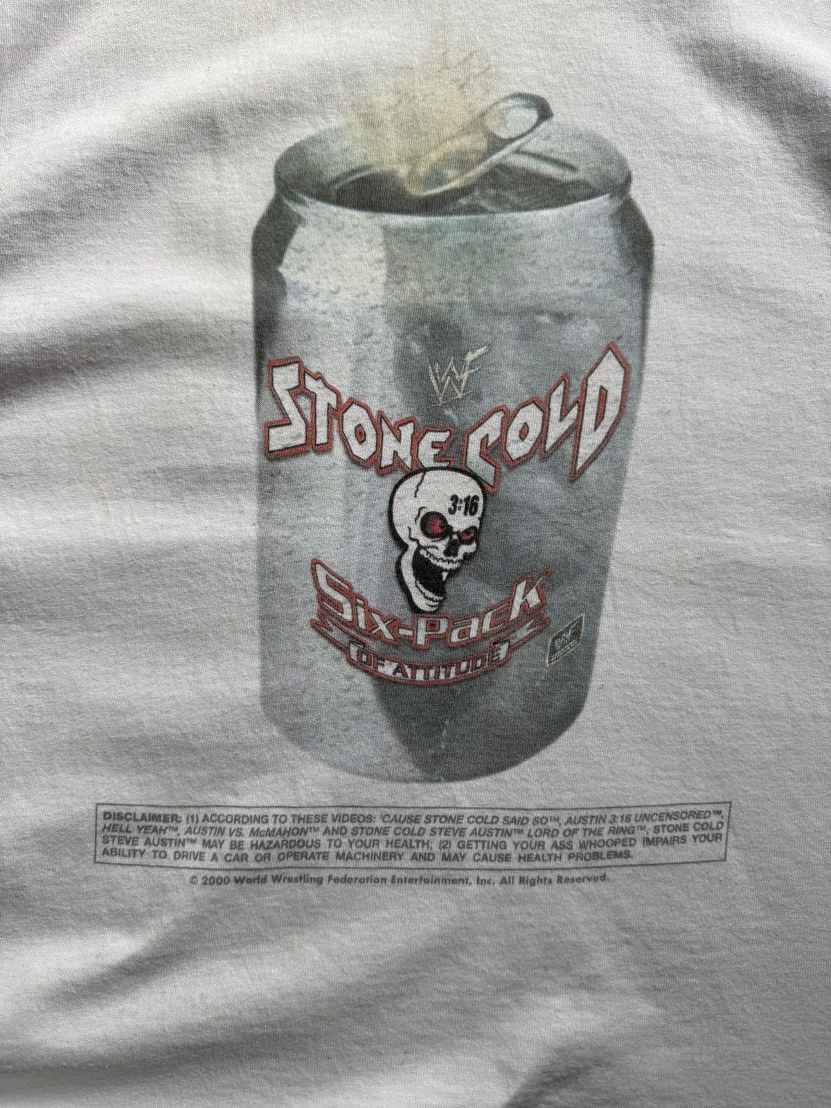 WWF Vintage WWF Stone Cold Steve Austin T Shirt Size XL 2000 Size US XL / EU 56 / 4 - 4 Thumbnail