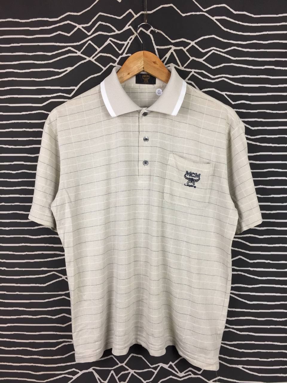 MCM Vtg Modern Creation München MCM Légère Checkered Polo Shirt Size US XL / EU 56 / 4 - 1 Thumbnail