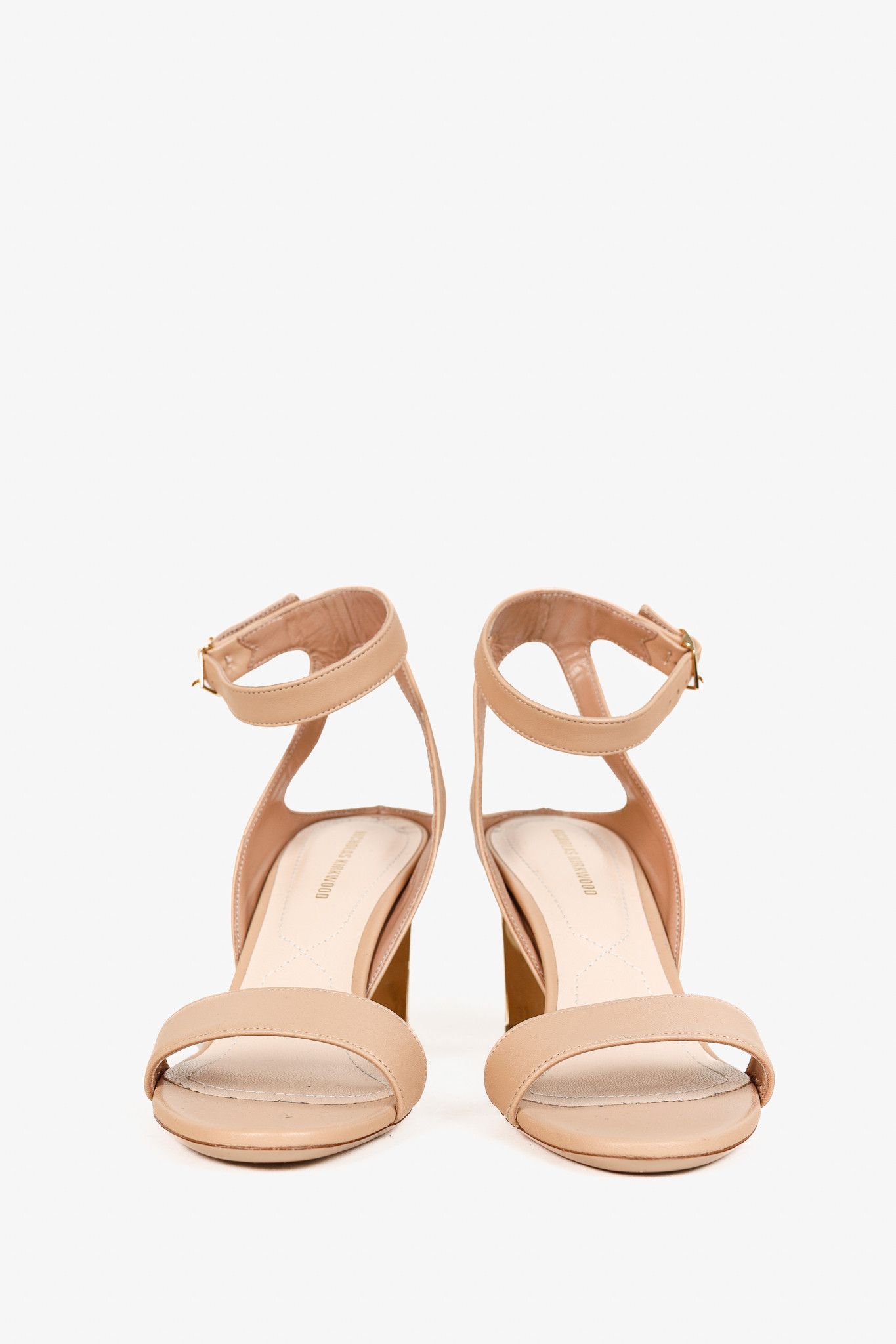 Nicholas Kirkwood Nicholas Kirkwood Lola Nappa Leather Pearl Inset Sandals Size US 6.5 / IT 36.5 - 2 Thumbnail