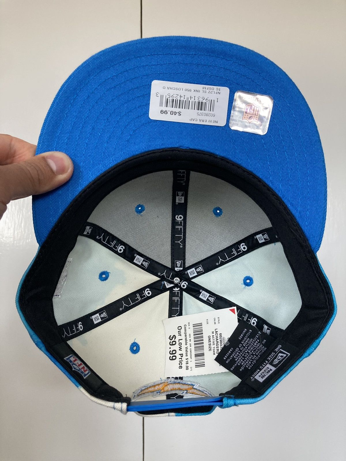 NFL × New Era SAN DIEGO CHARGERS AFC NEW ERA SNAPBACK NFL SIDELINE INK DYE Size ONE SIZE - 9 Thumbnail