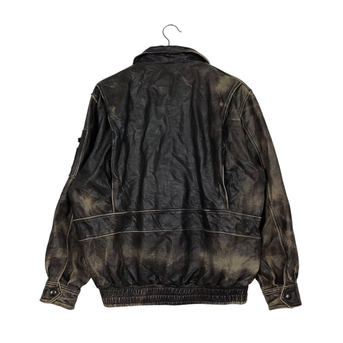 Japanese Brand 🔥VINTAGE BIKER LEATHER JACKET UNKNOWN BRAND ISSEY MIYAKE Size US M / EU 48-50 / 2 - 10 Thumbnail