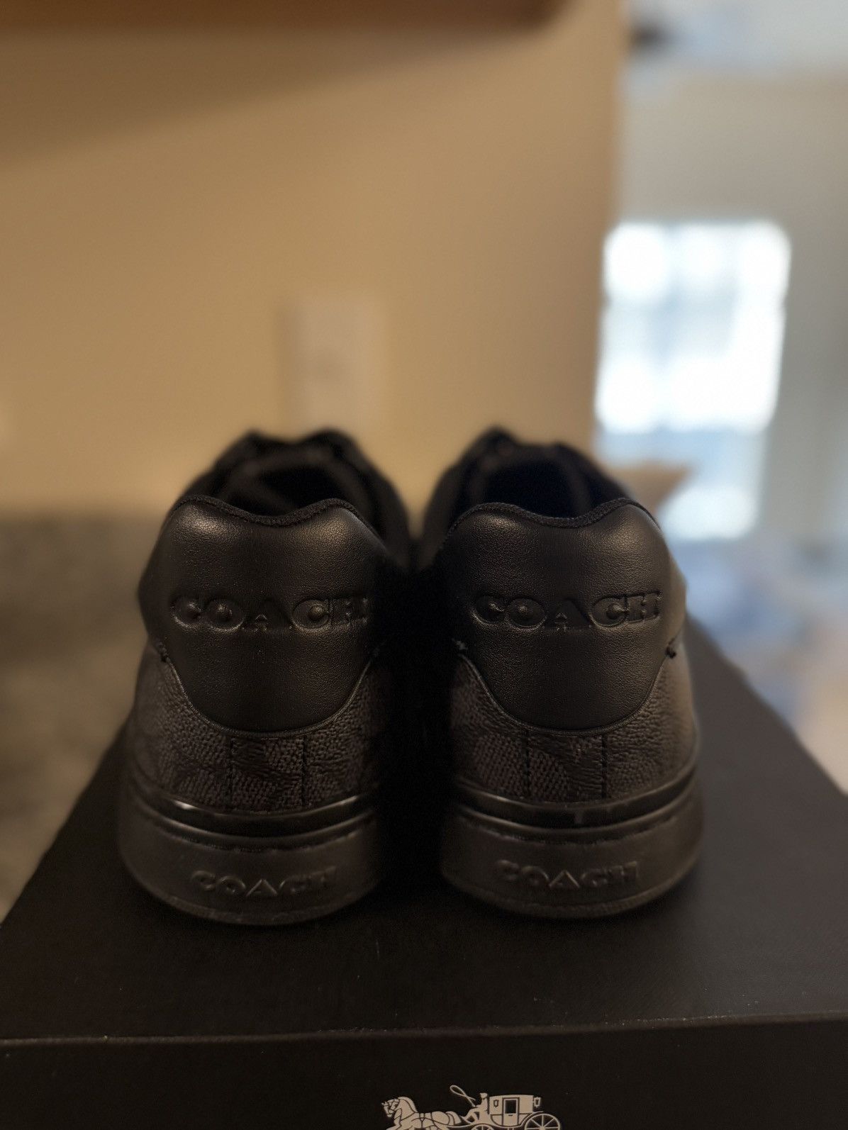 Coach Coach Lowline Low Top Sneaker Signature Black Size 13US Size US 13 / EU 46 - 10 Thumbnail
