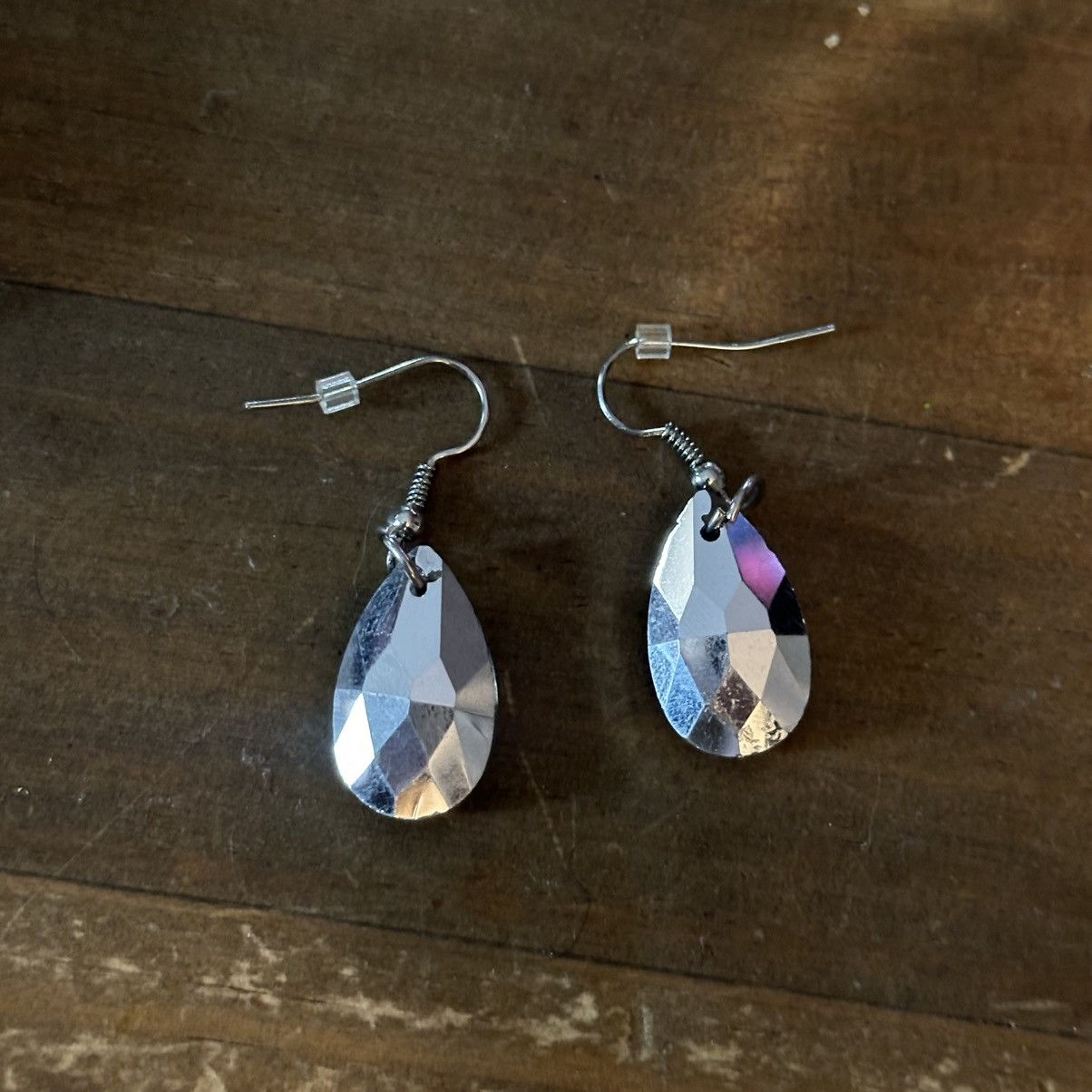 Other Rainbow crystal teardrop dangle earrings Size ONE SIZE - 3 Thumbnail