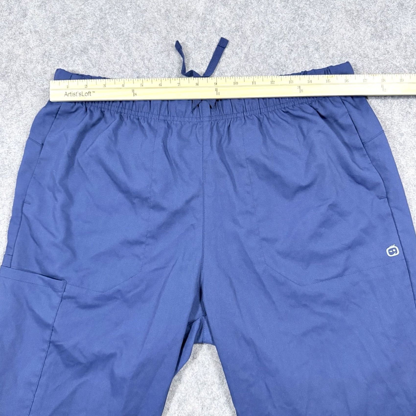 Vintage WonderWink Premiere Flex Scrub Pant Women's Blue size L 33x31 Modern Fit Premium Comfortable Premise Legacy (Vintage not applicable) Size 36" / US 14 / IT 50 - 6 Thumbnail