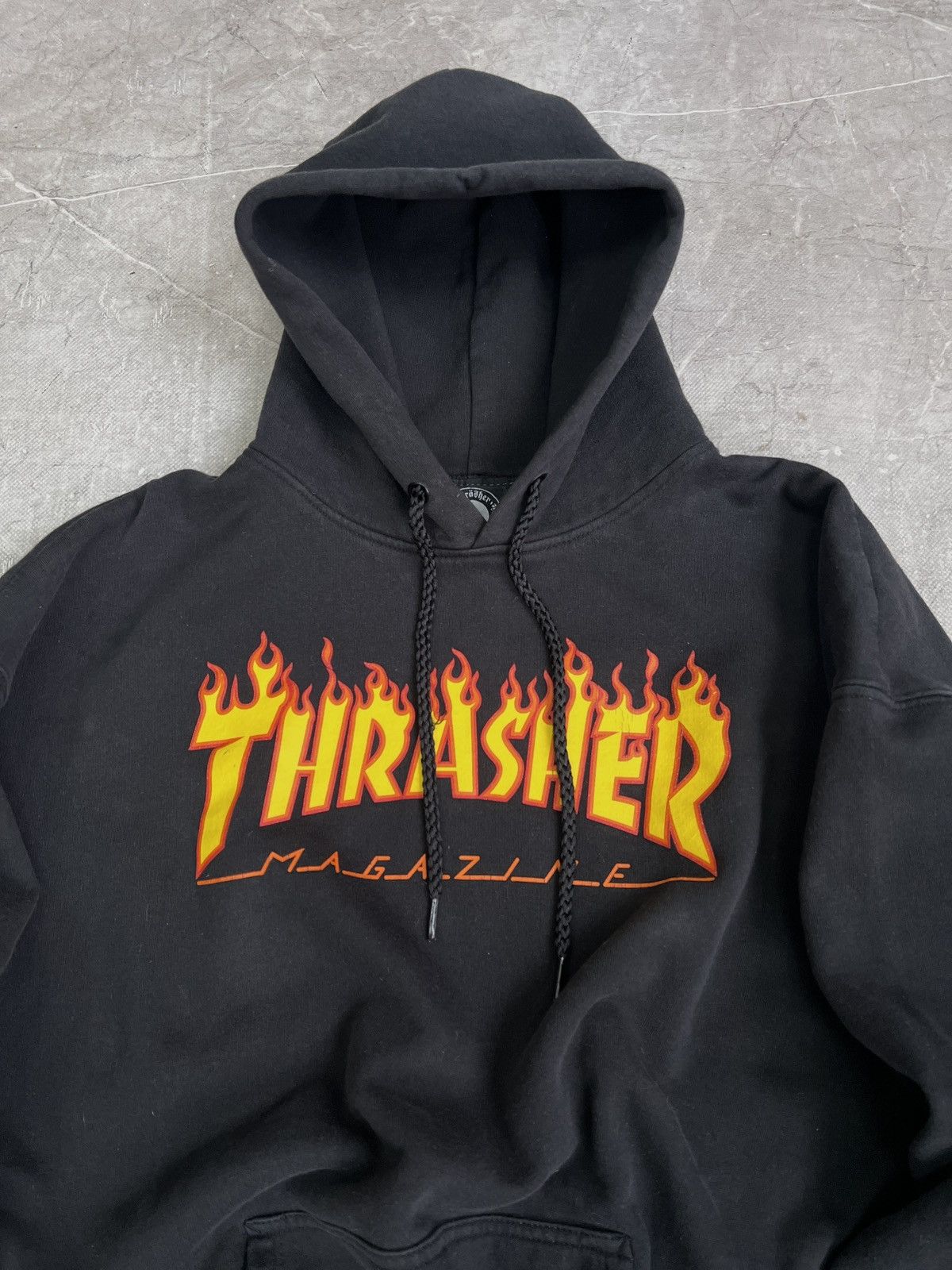 Thrasher Thrasher skater hoodie y2k bagy fit JNCO style flames logo Size US L / EU 52-54 / 3 - 2 Thumbnail
