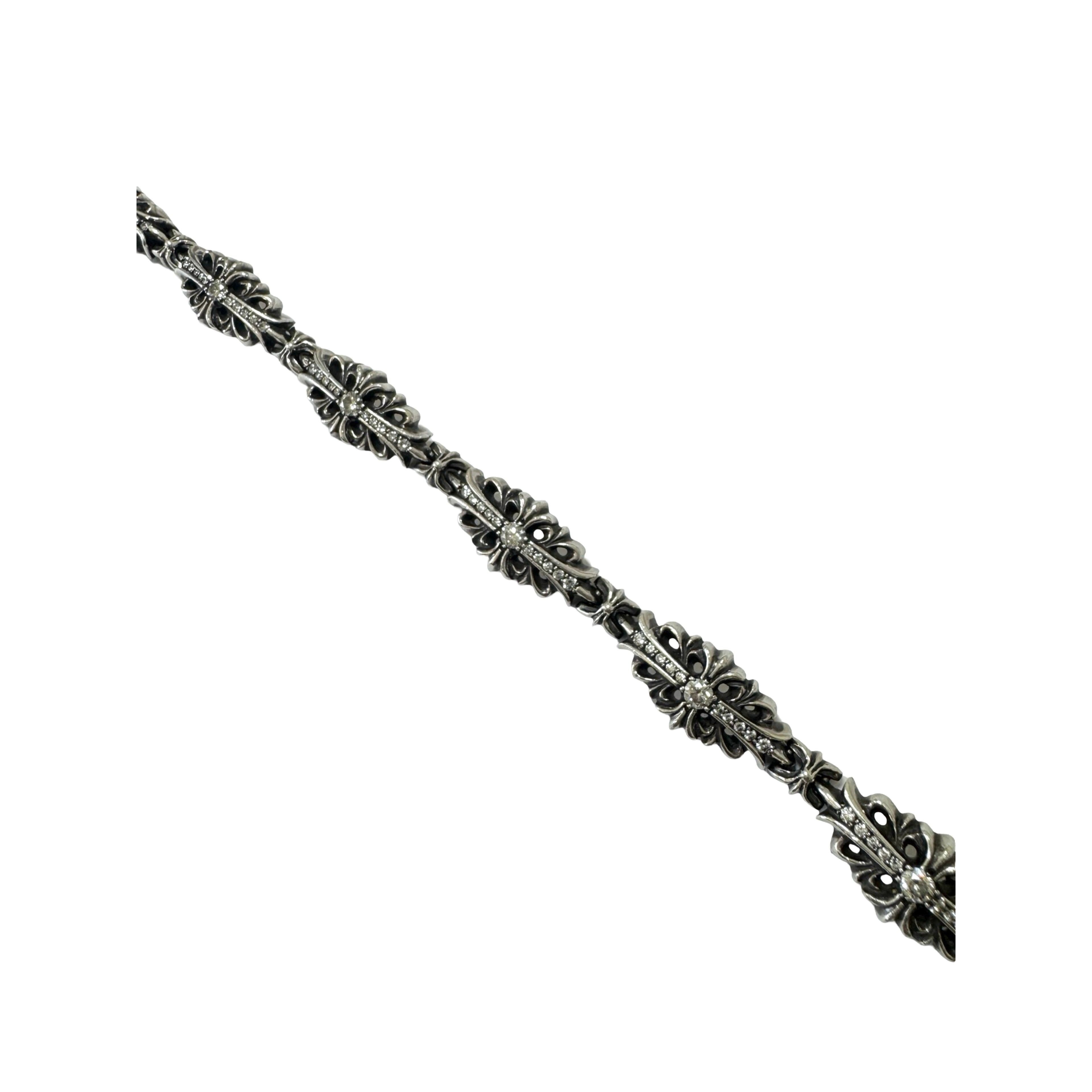 Chrome Hearts Chrome Hearts Diamond Flare Floral Cross 6 Link Size ONE SIZE - 4 Thumbnail