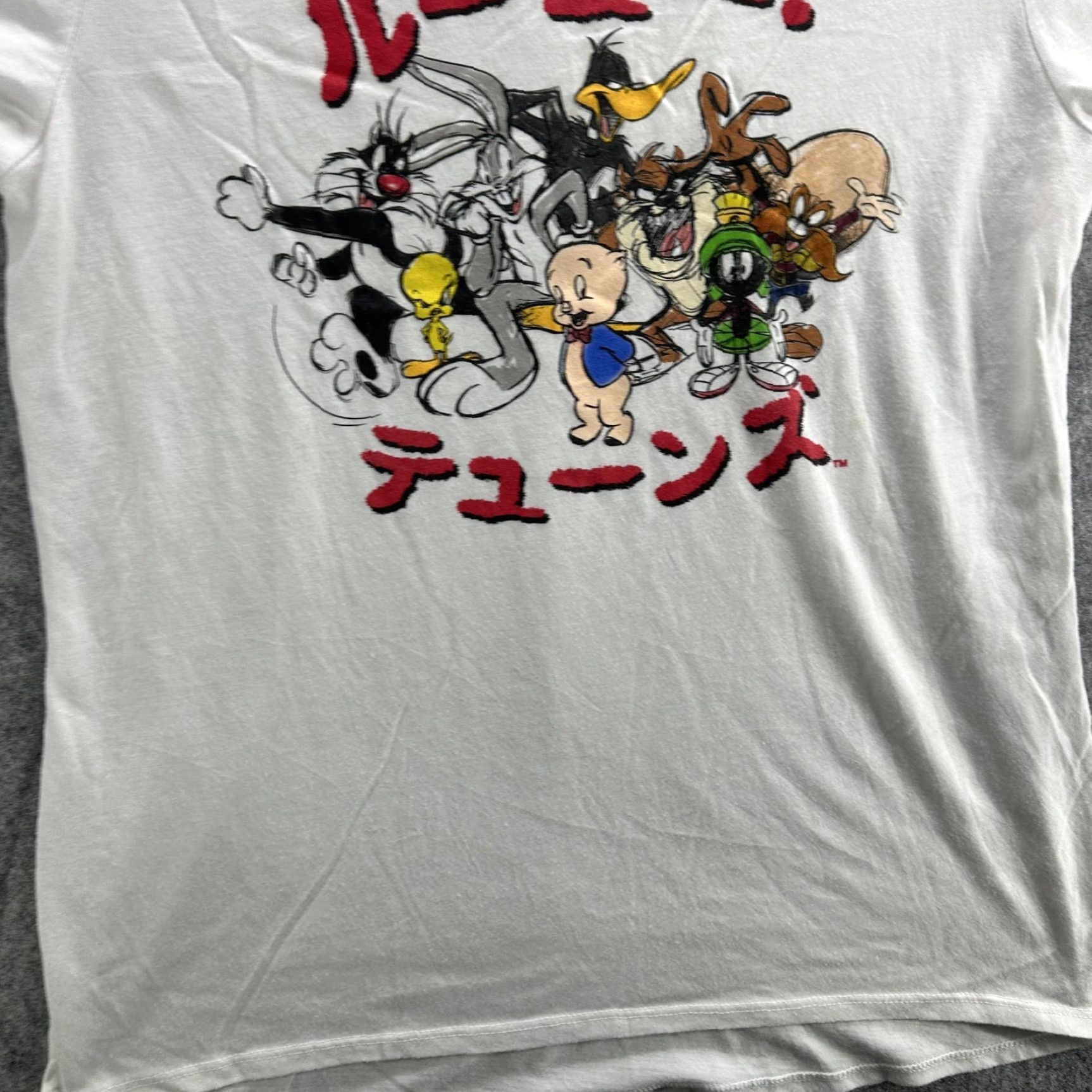 Vintage Looney Tunes Shirt Womens XL Cartoon Japanese Graphic Tee Bugs Bunny Marvin Size XL / US 12-14 / IT 48-50 - 5 Thumbnail