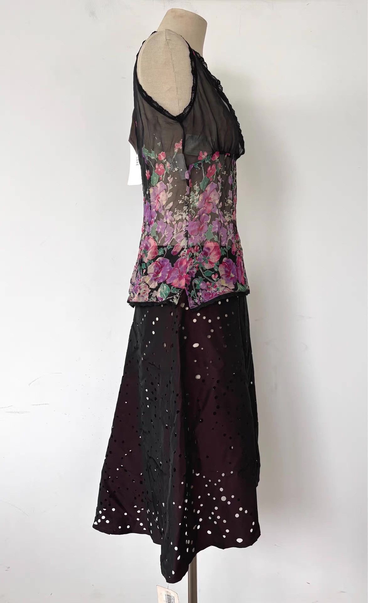 Marella Marella Women's Silk Sheer Top Ｑ21 Size M / US 6-8 / IT 42-44 - 4 Thumbnail
