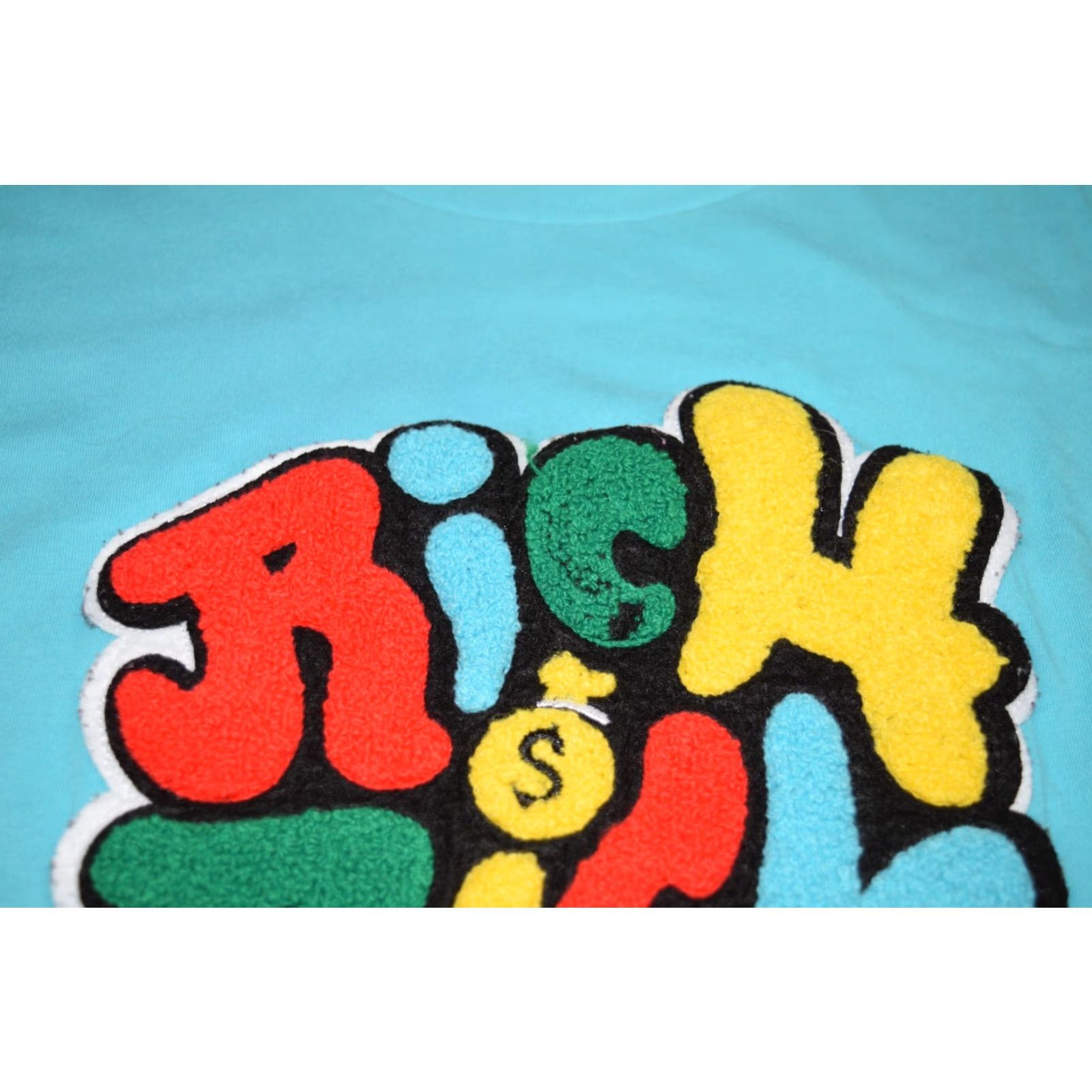 Vintage Outrank Sneaker Graphic Tee Men's Blue Large Embroidered T-Shirt Cash Rare Size US L / EU 52-54 / 3 - 3 Thumbnail