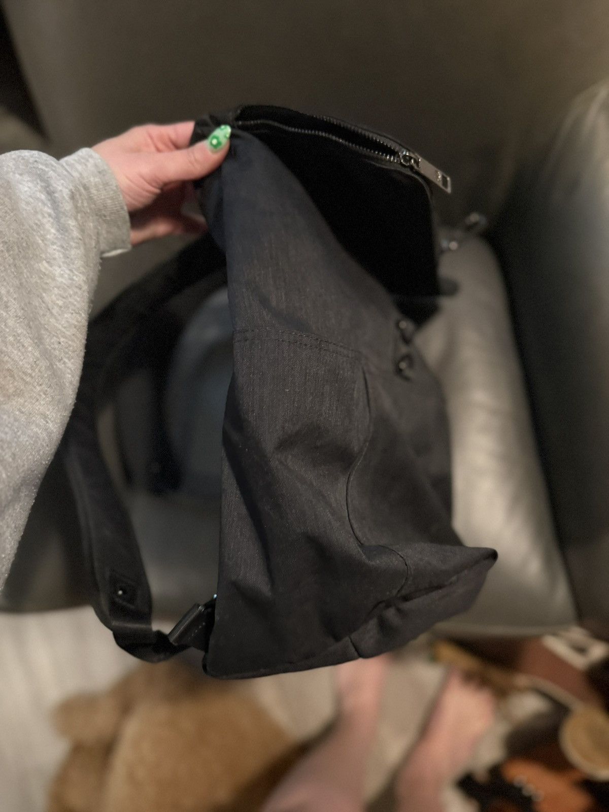 Lululemon Lululemon Go Wild Brushed Black Backpack Size ONE SIZE - 3 Thumbnail