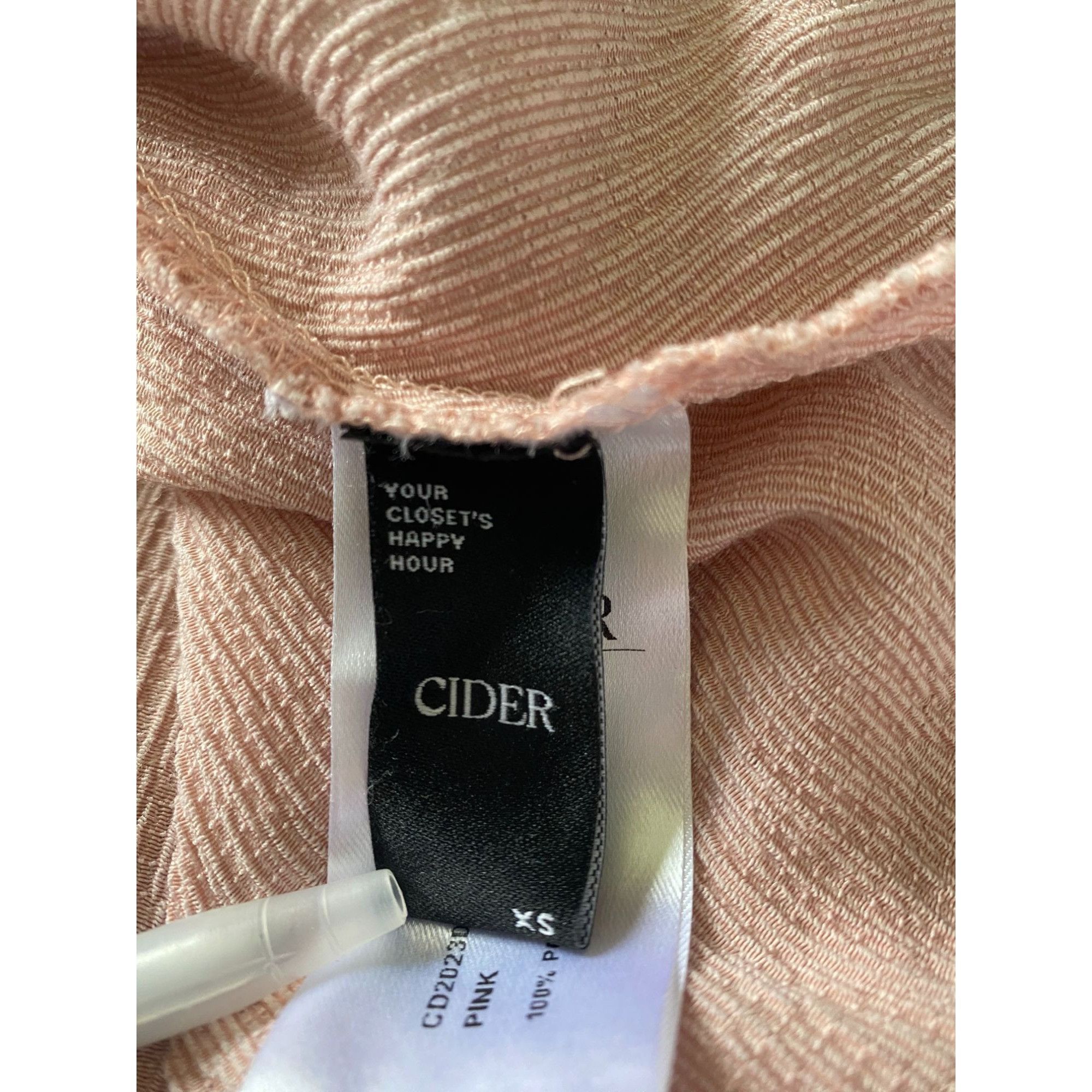 Cider Strapless Pink Tiered Mini Dress By Cider XS Lightweight Tex Size XS / US 0-2 / IT 36-38 - 3 Thumbnail