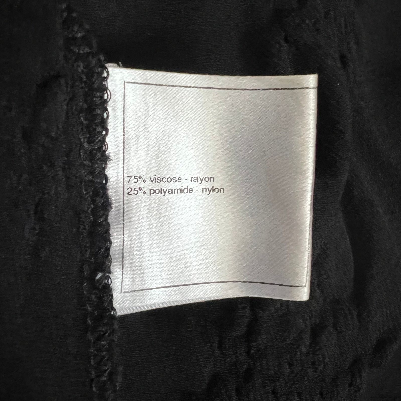 Chanel Chanel Black Shift Mini Dress, L/US10/FR42 Size L / US 10 / IT 46 - 12 Thumbnail