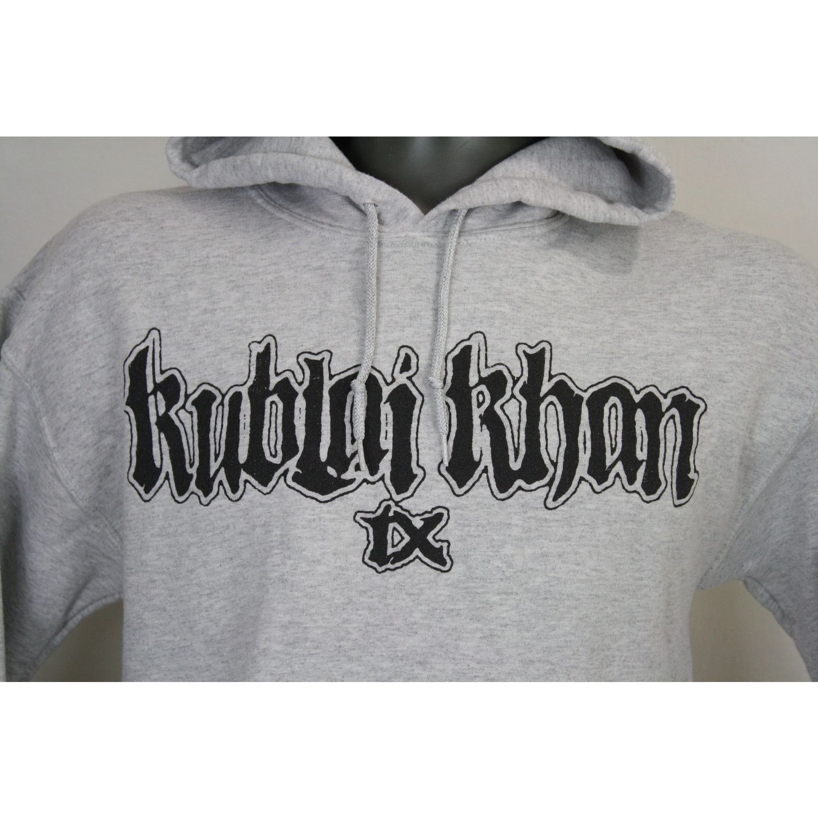 Gildan Kublai Khan TX Hoodie M Hardcore Band Merch Graphic Gray Size US M / EU 48-50 / 2 - 3 Thumbnail