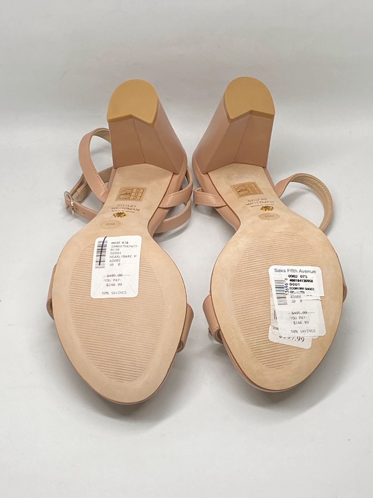 Stuart Weitzman Stuart Weitzman Embellished Ankle Strap Sandals size 10 Size US 10 / IT 40 - 9 Thumbnail