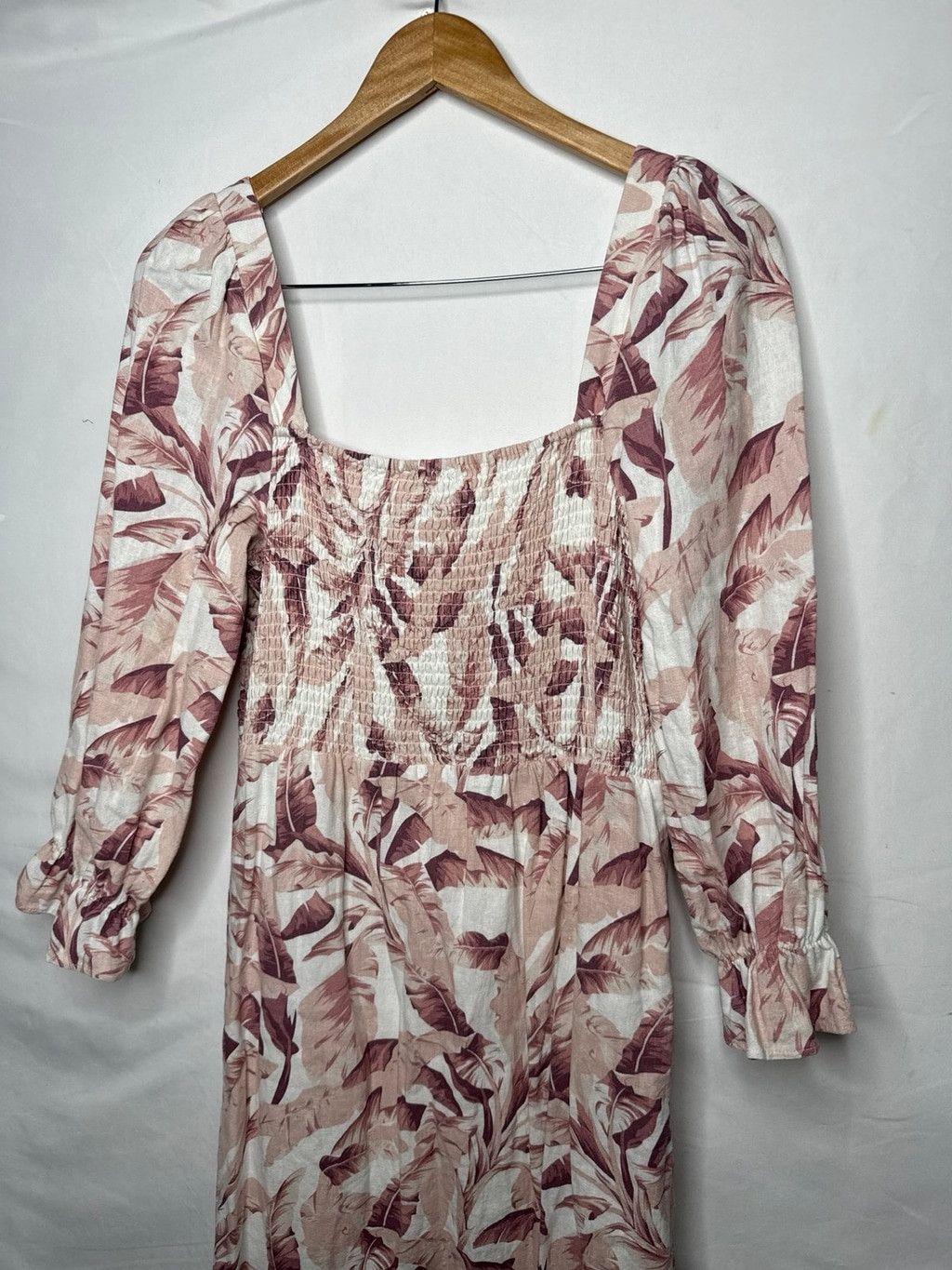 House of Harlow House of Harlow 1960 floral leaves ruffle sleeve dress sz M Size M / US 6-8 / IT 42-44 - 8 Thumbnail