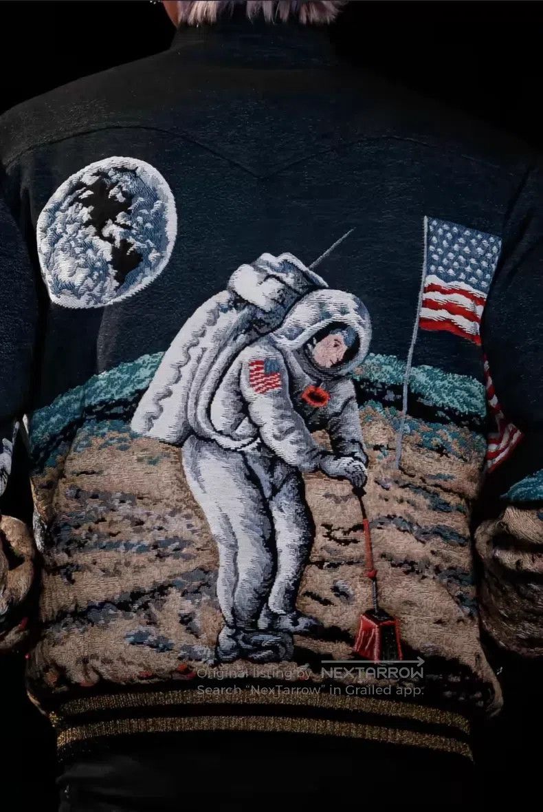 Saint Laurent Paris Saint Laurent Paris Astronaut Moon Landing Jacket i Size US M / EU 48-50 / 2 - 9 Thumbnail