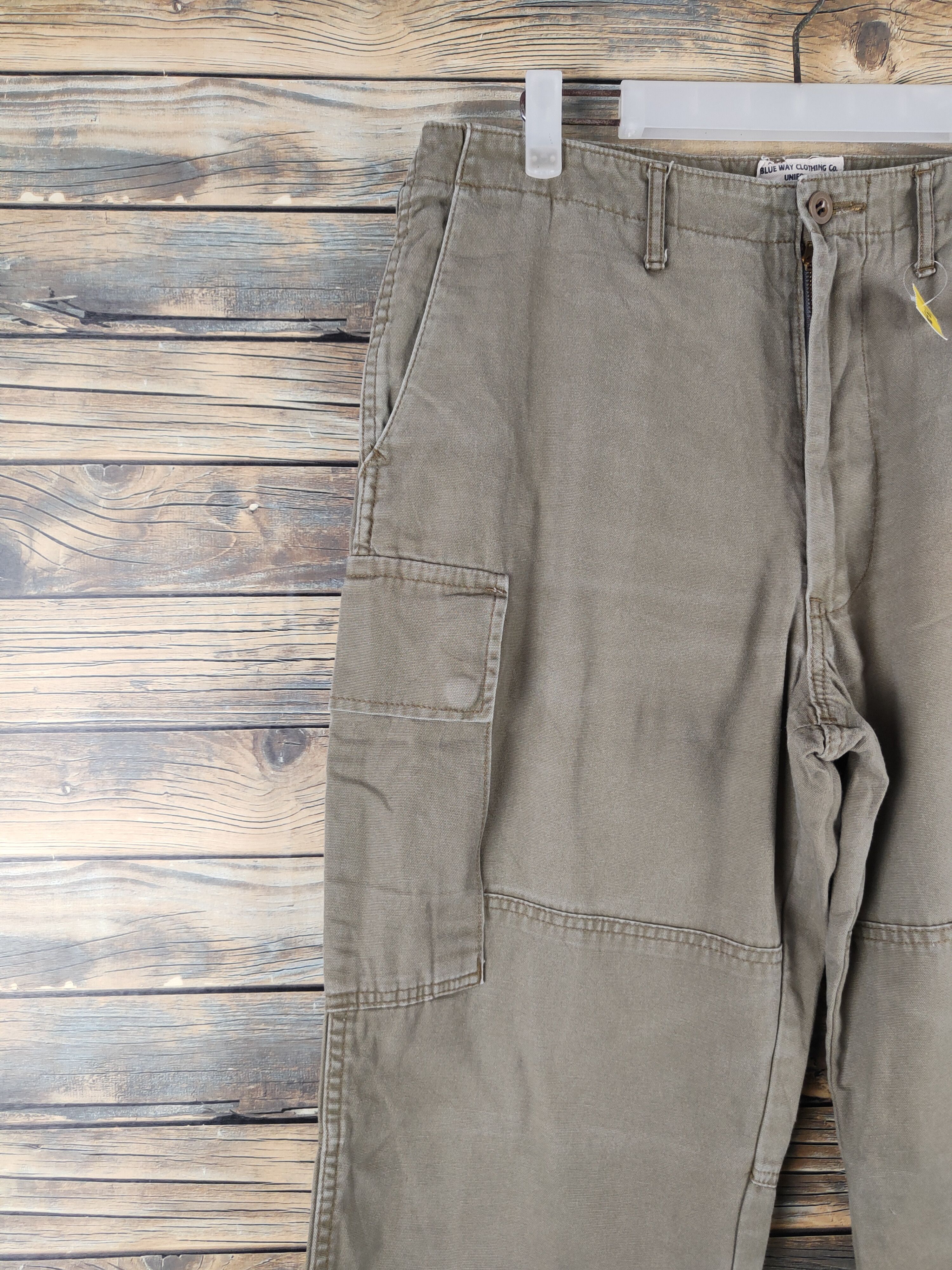 Japanese Brand DL Blue Way Brown Multipocket Tactical Cargo Pants #1334 Size US 34 / EU 50 - 3 Thumbnail