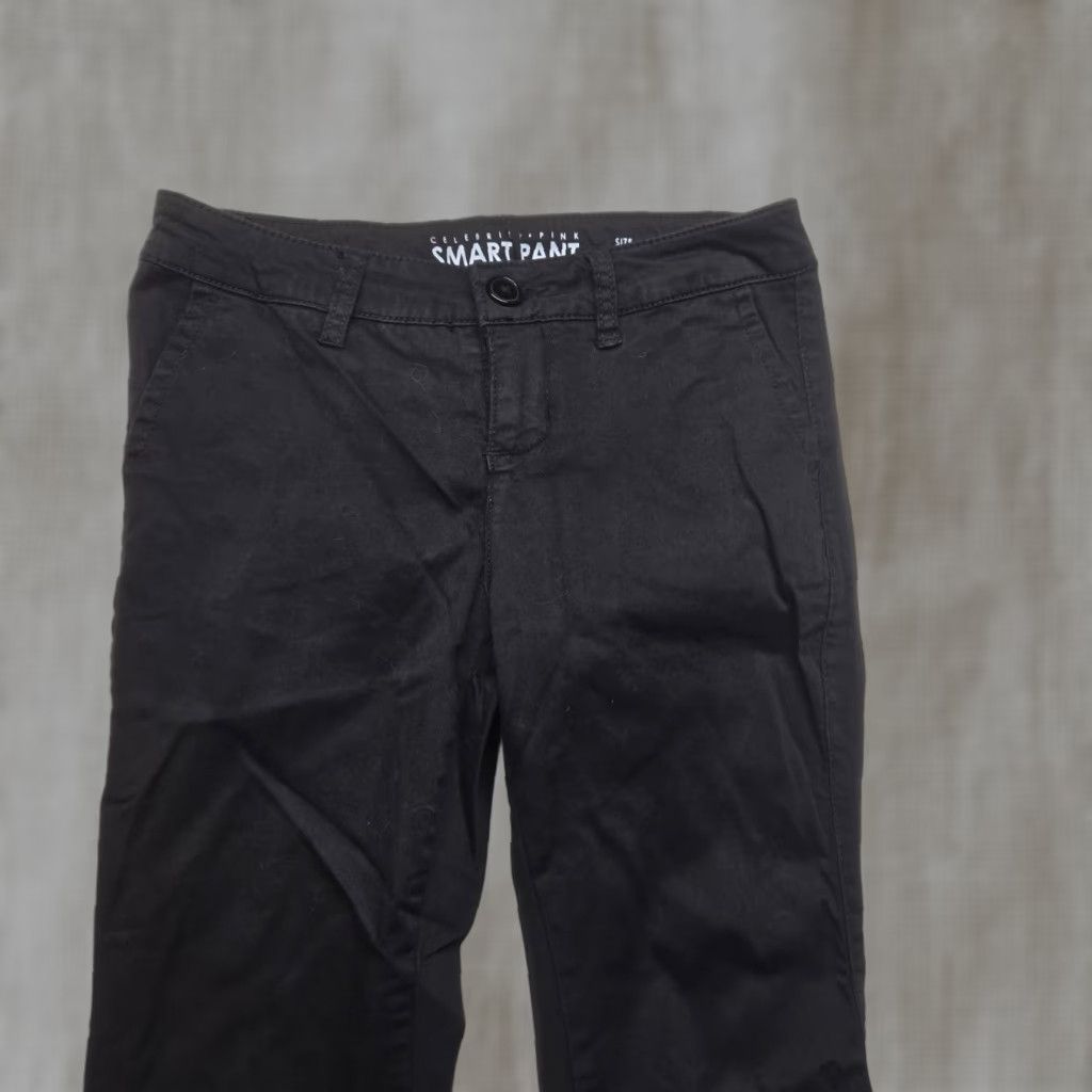 Vintage Celebrity Pink Pants Slim Straight Black Adult Women's Size 3/26 Size 28" / US 6 / IT 42 - 1 Thumbnail