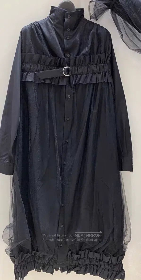 Comme des Garcons Comme Des Garcons Lace and tulle gathered dress Size S / US 4 / IT 40 - 1 Thumbnail