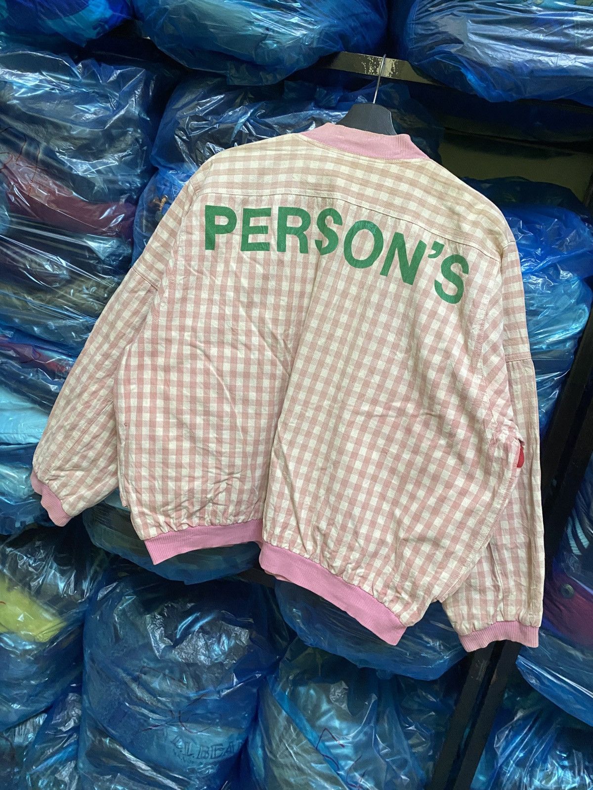PERSON'S VINTAGE 80S PERSON CHECKER AVANT GARDE JACKET Size US L / EU 52-54 / 3 - 8 Thumbnail