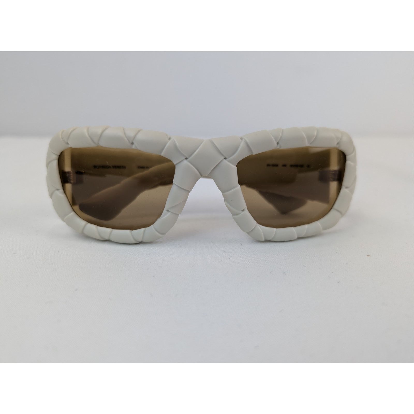 Bottega Veneta o1rshd1 Size: OS / Intrecciato Rectangular Sunglasses Size ONE SIZE - 1 Thumbnail