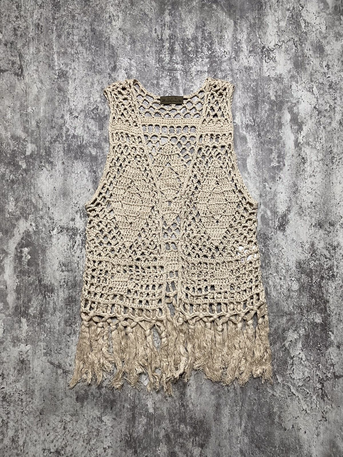 GOA 2000s GOA Knit Fish Net Vest ifsix lgb style Size US S / EU 44-46 / 1 - 1 Thumbnail