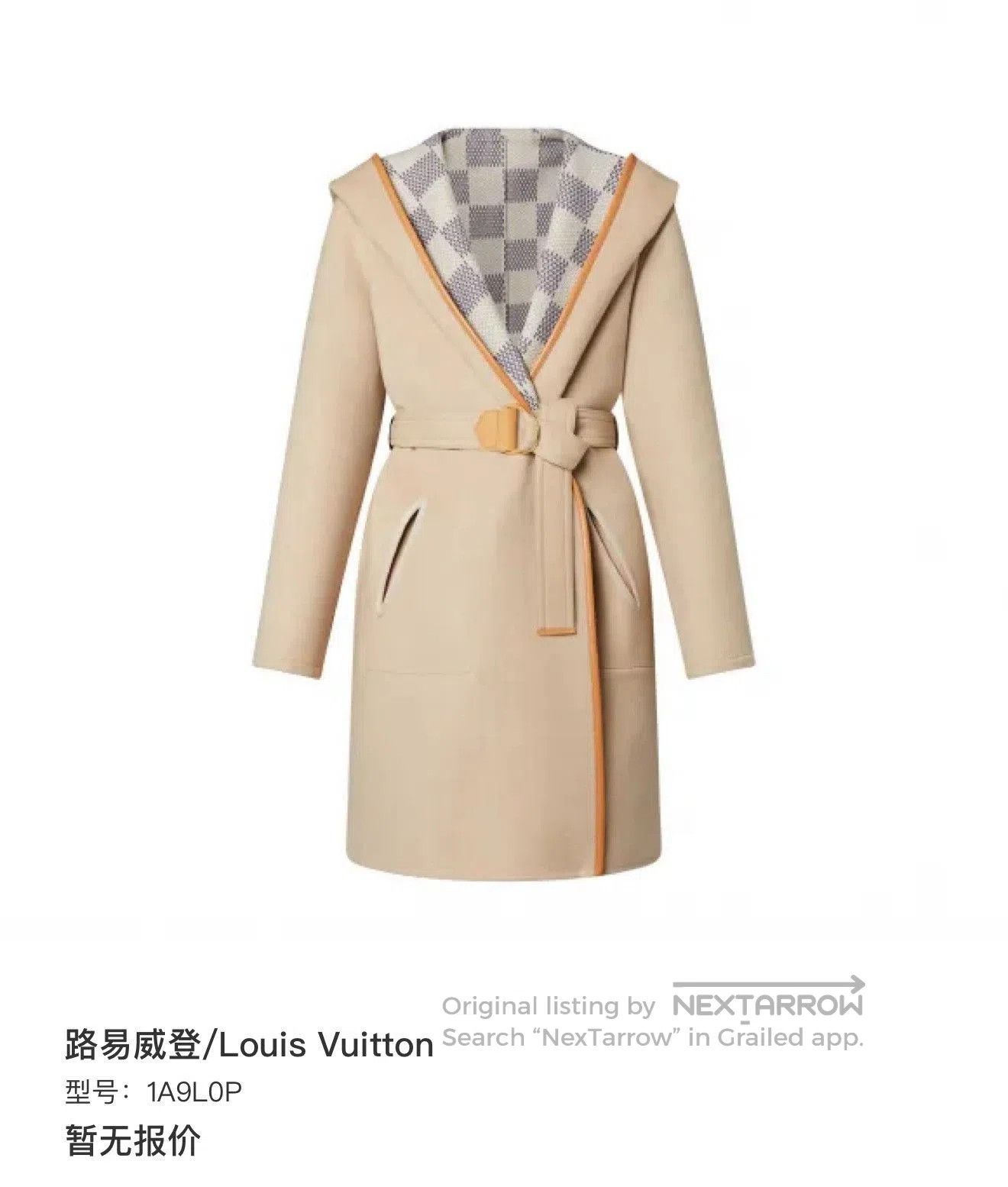 Louis Vuitton LV Damier Reversible Wool Coat. Size M / US 6-8 / IT 42-44 - 9 Thumbnail