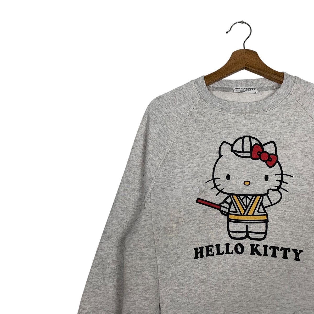 Japanese Brand Hello Kitty Big Logo Sweatshirt Size L / US 10 / IT 46 - 6 Thumbnail