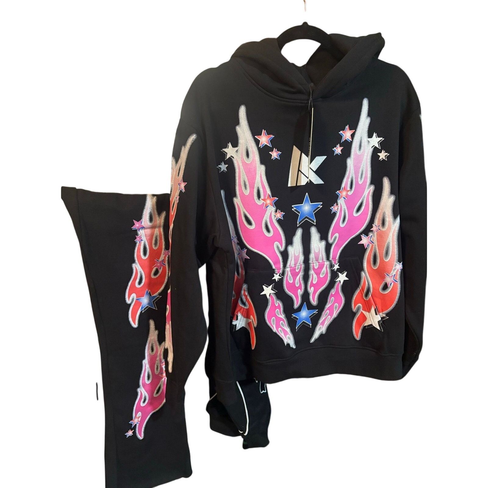 Other NEW SZ M - KDNK Flames Hoodie & Sweatpants Size US M / EU 48-50 / 2 - 1 Thumbnail
