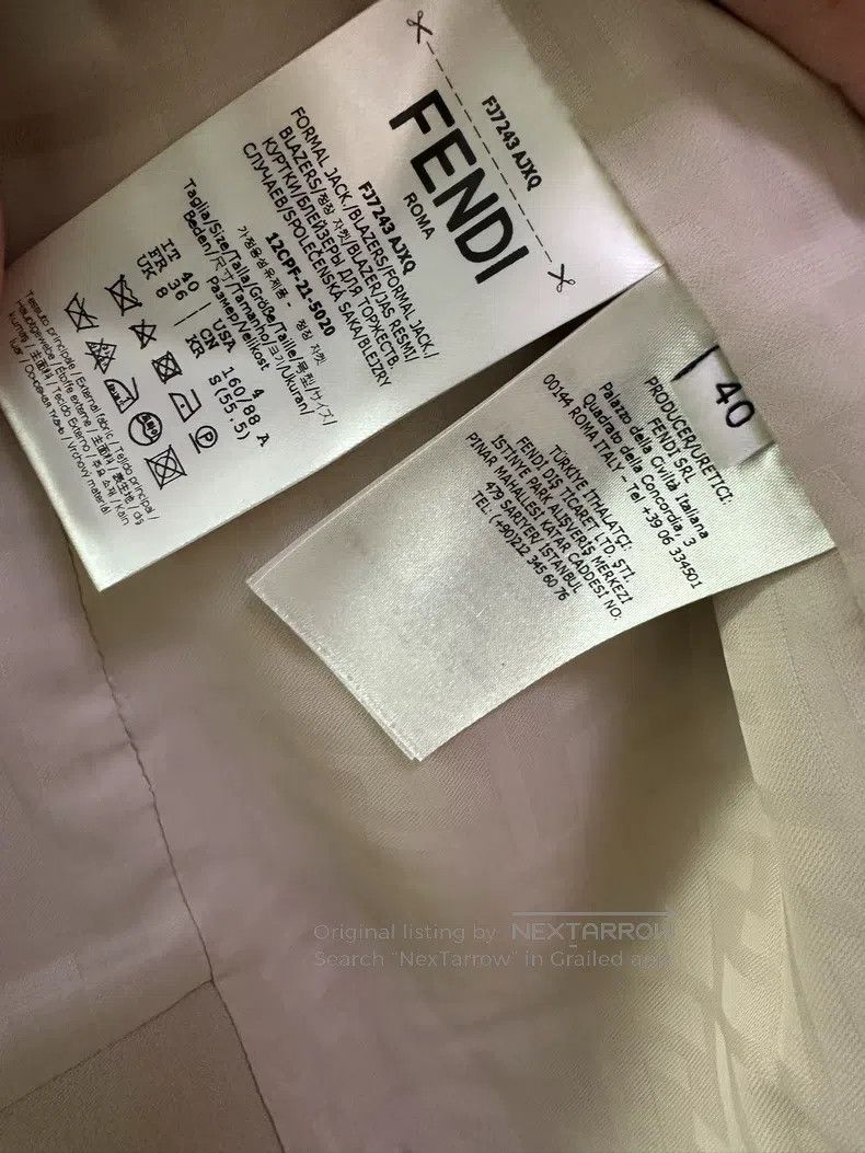 Fendi Fendi Suit Jacket Size XS / US 0-2 / IT 36-38 - 4 Thumbnail